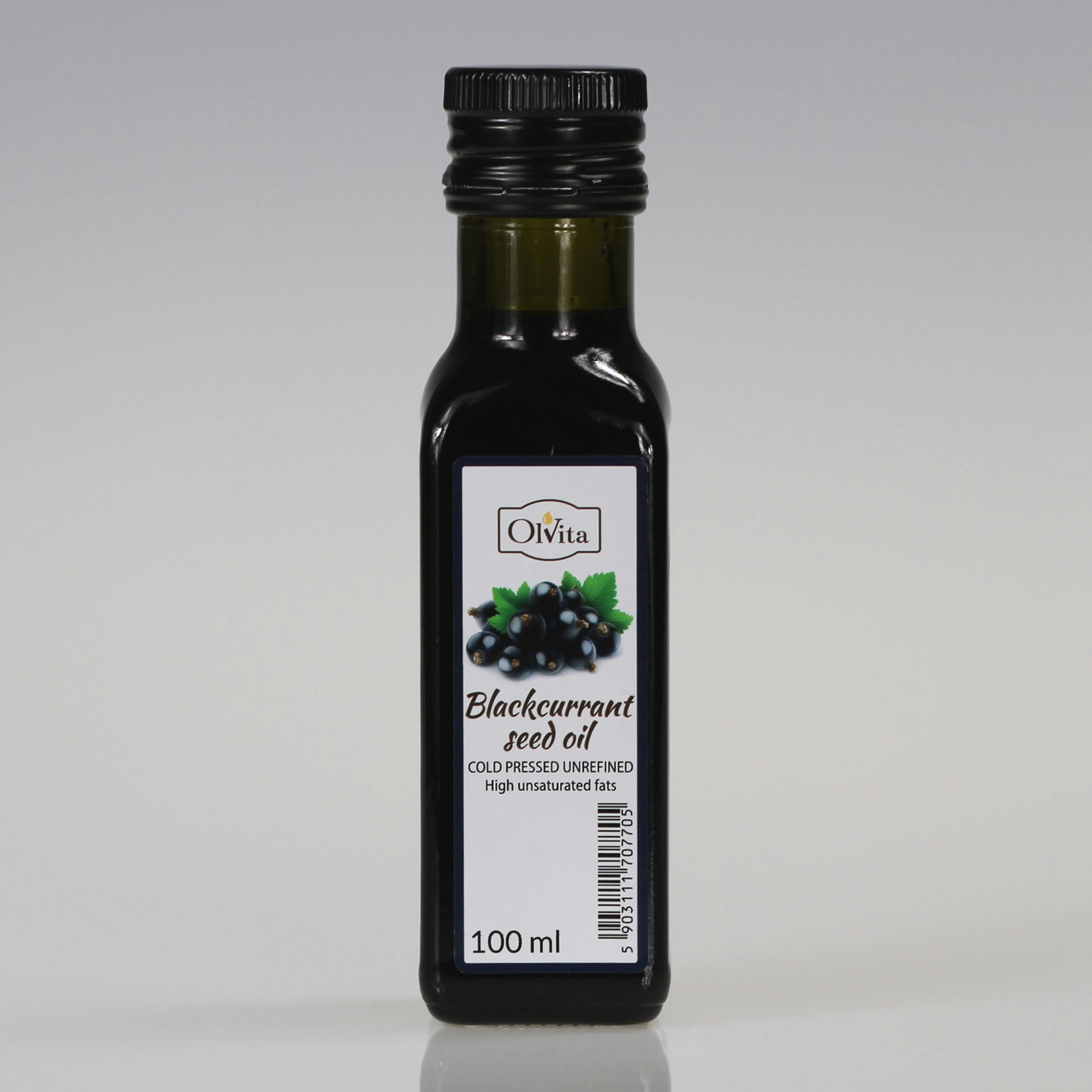 Ol'vita Blackcurrant Seed Oil | Cold Pressed | Unrefined - 100 Ml - 1