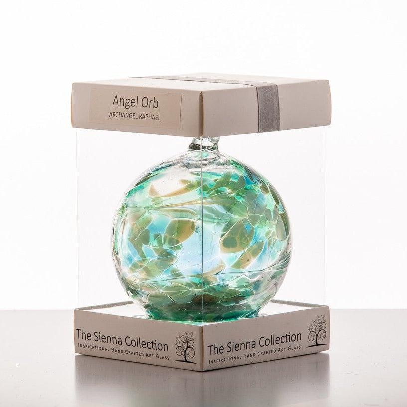 Rackhams Light Angel Orb - Archangel Raphael - Emerald