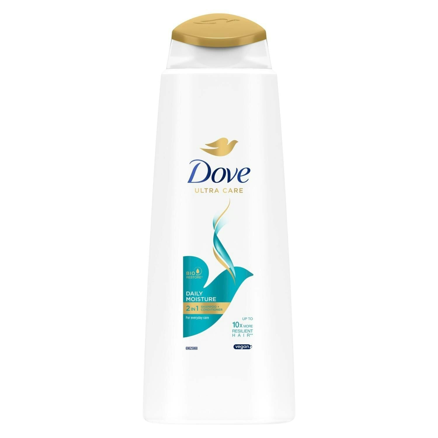 Dove White Women's Nutritive Daily Moisture 2 In 1 'Shampoo & Conditioner', 3X 400Ml In - Image 14