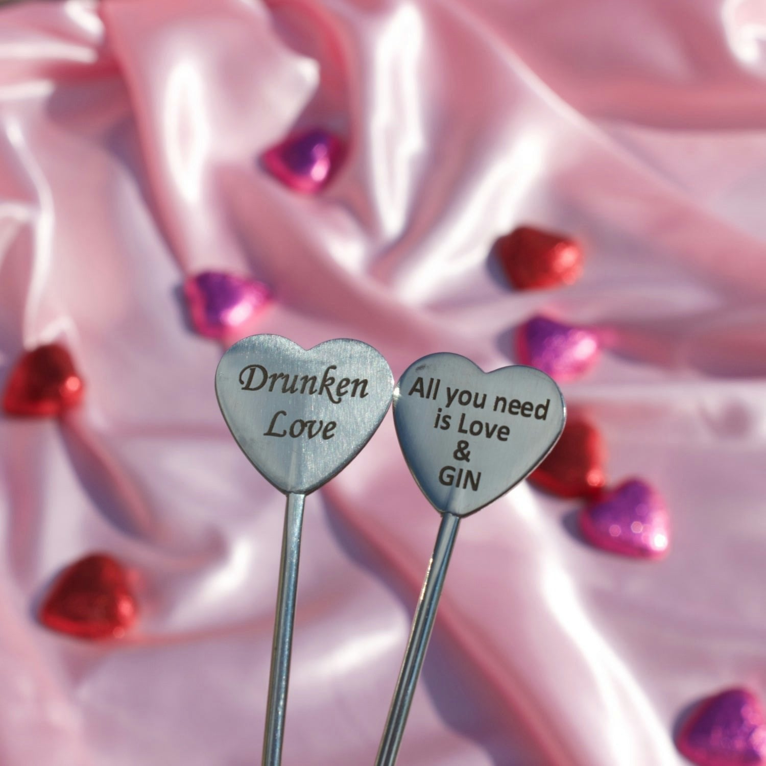 Mylee London Valentine's Day Personalised Drink Stirrers - Star - Yes