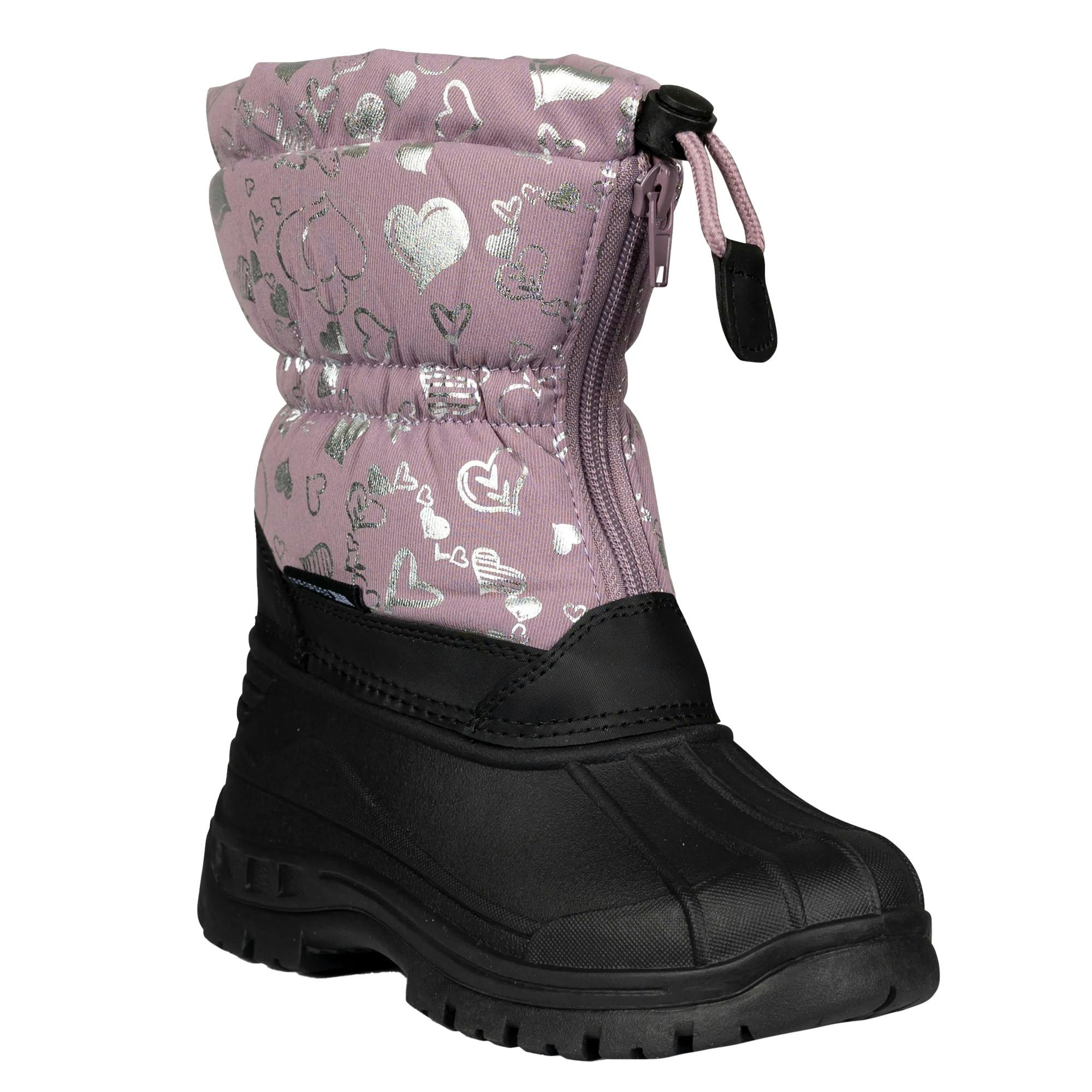 Trespass Unisex Kids Mauve Bora Snow Boots In | Size: 12 - Image 2