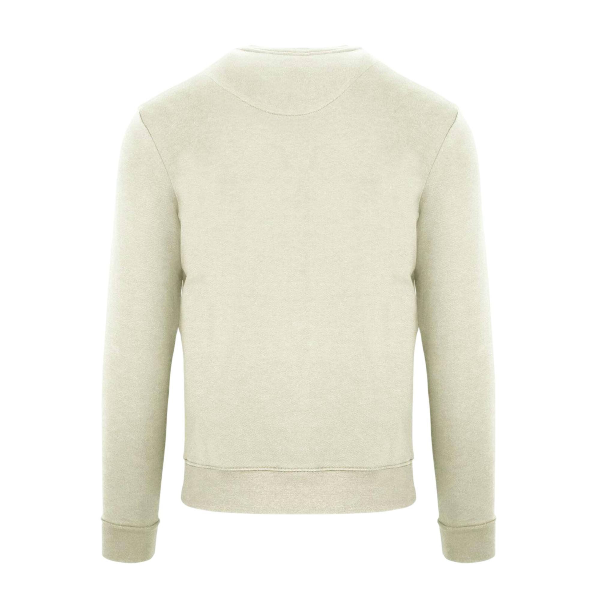 Aquascutum Men's Ribbed Sweatshirt - Butter - L - Butter - 100% Cotton