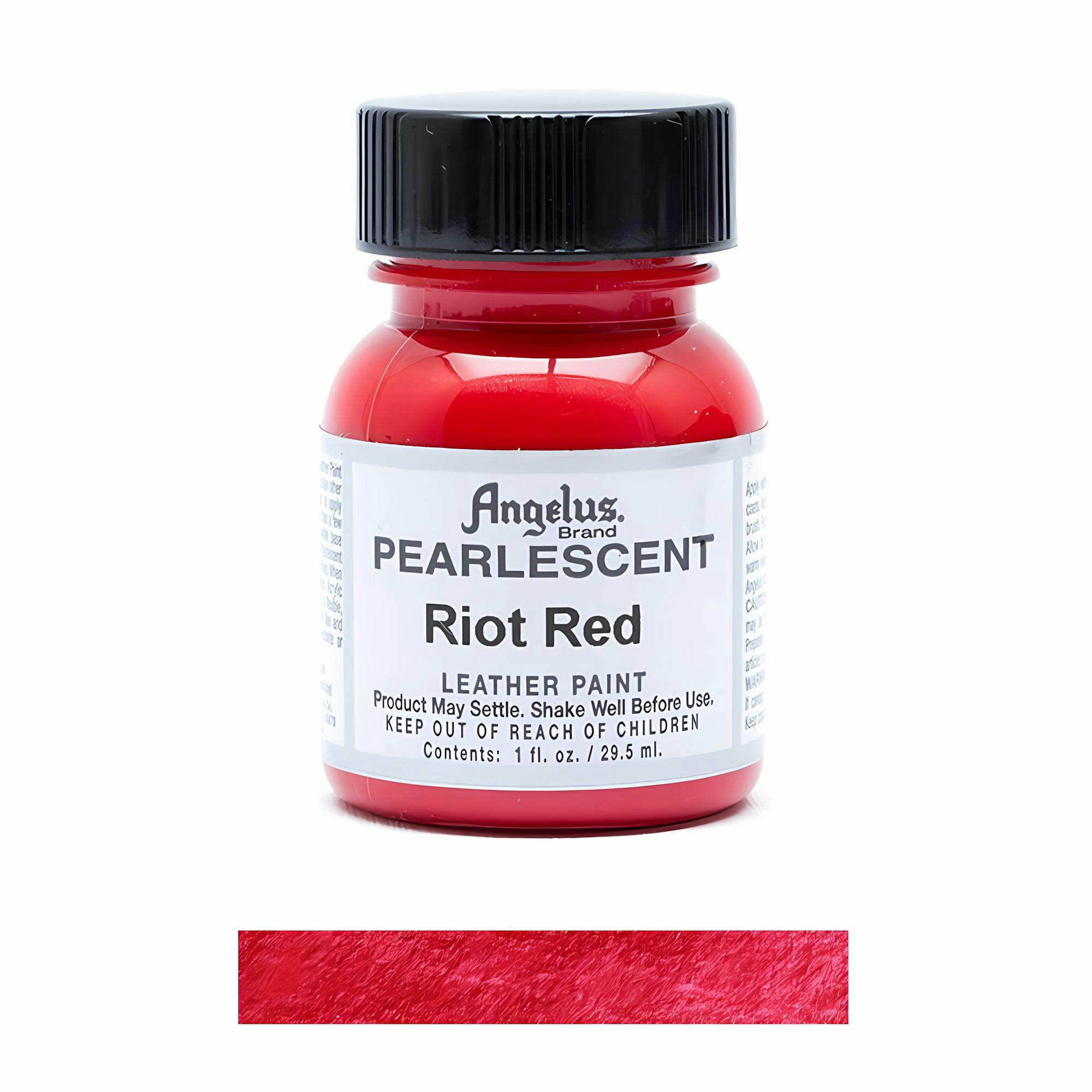 Rackhams Red Pearlescent Leather Paint For Sneaker Customs 1Oz - Riot