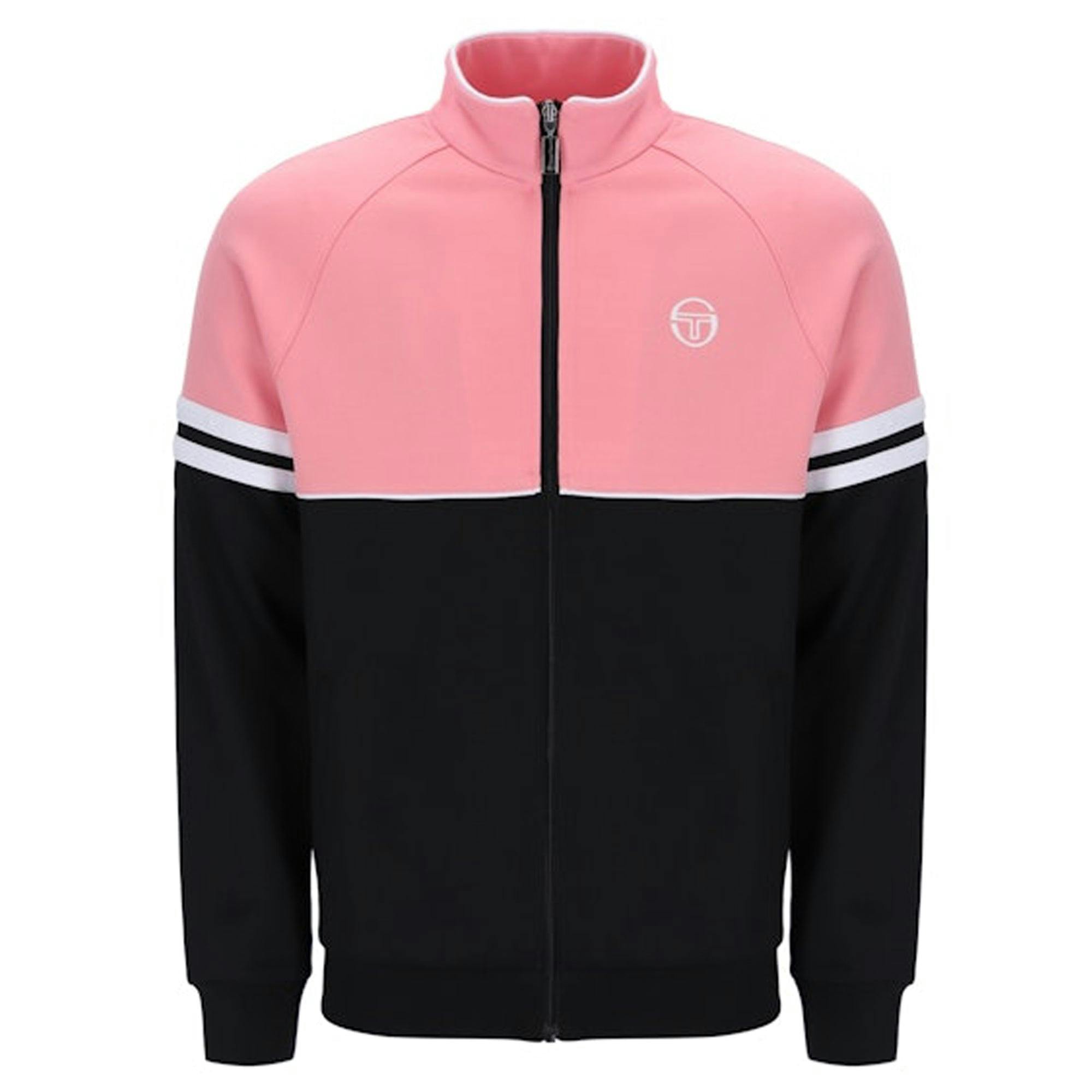 Sergio Tacchini Men's Orion Track Jacket, Geranium Pink/Black/White - Image 4