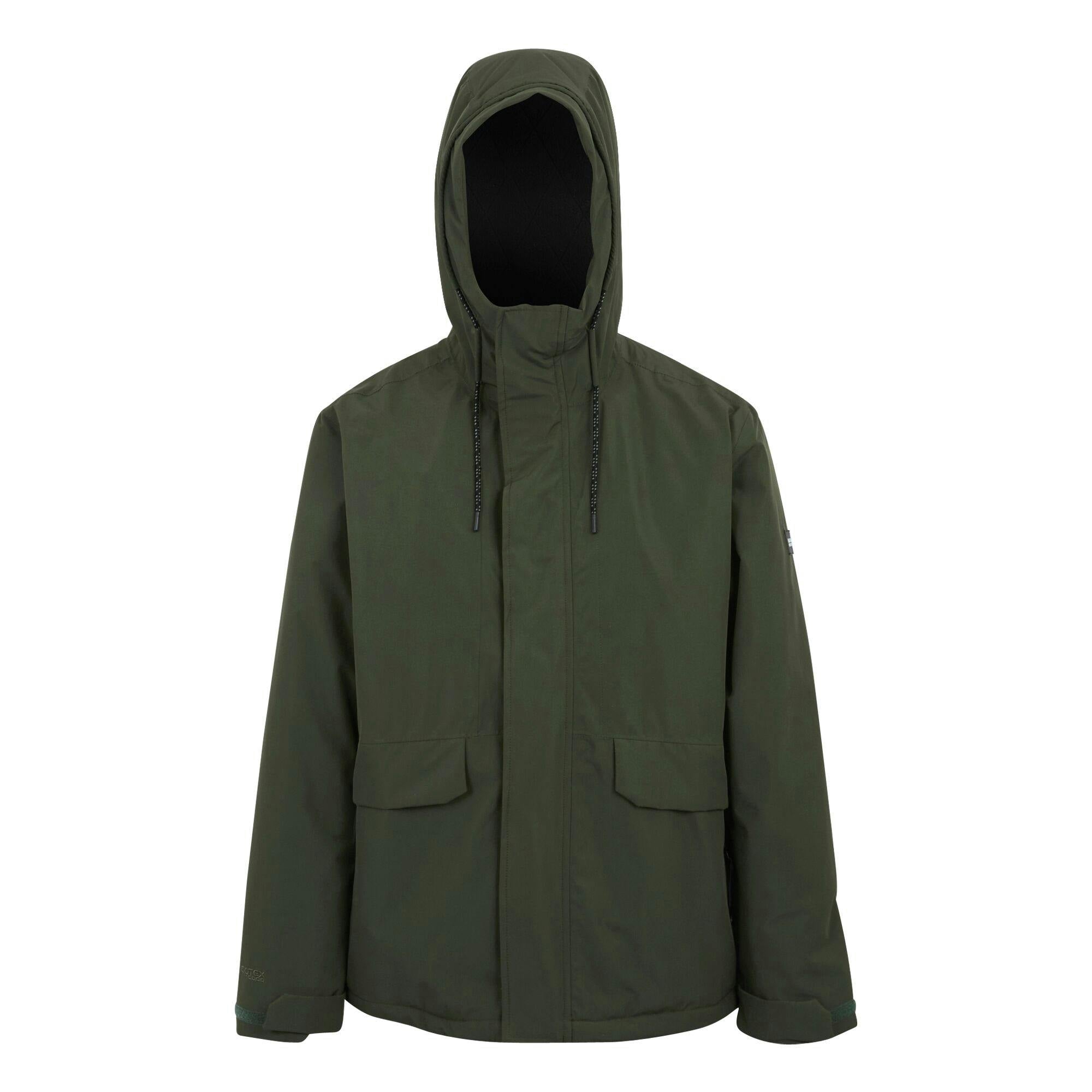 Regatta Men's Dark Sterlings Insulated Waterproof Jacket - Khaki - 3XL - Khaki - 100% Polyester