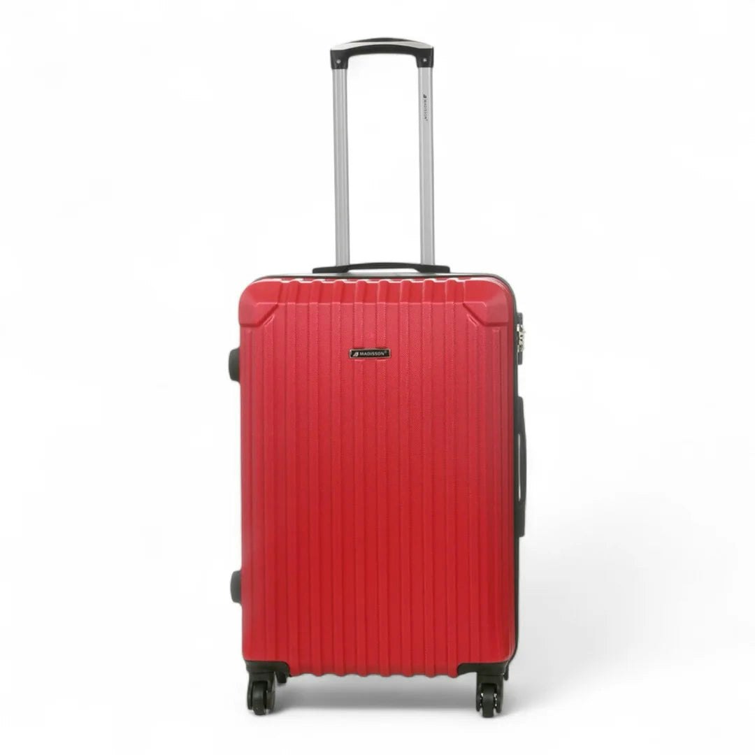 Snowball Red Hardshell Luggage Set 8 Spinner Wheels Suitcase - Medium