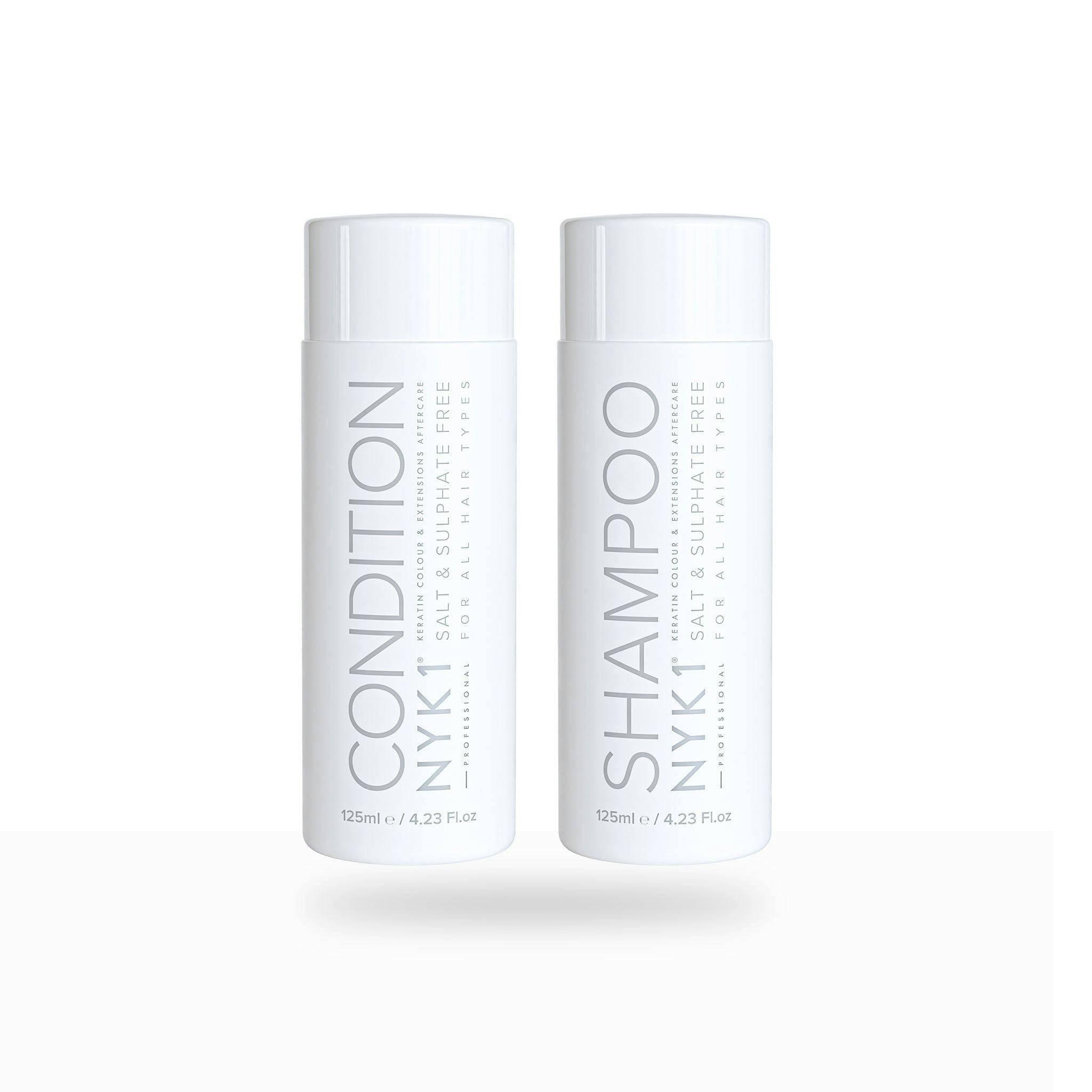 Nyk1 Salt Free Sulphate Free Aftercare Shampoo Or Conditioner Keratin Colour - Shampoo And Conditioner (125Ml X2)