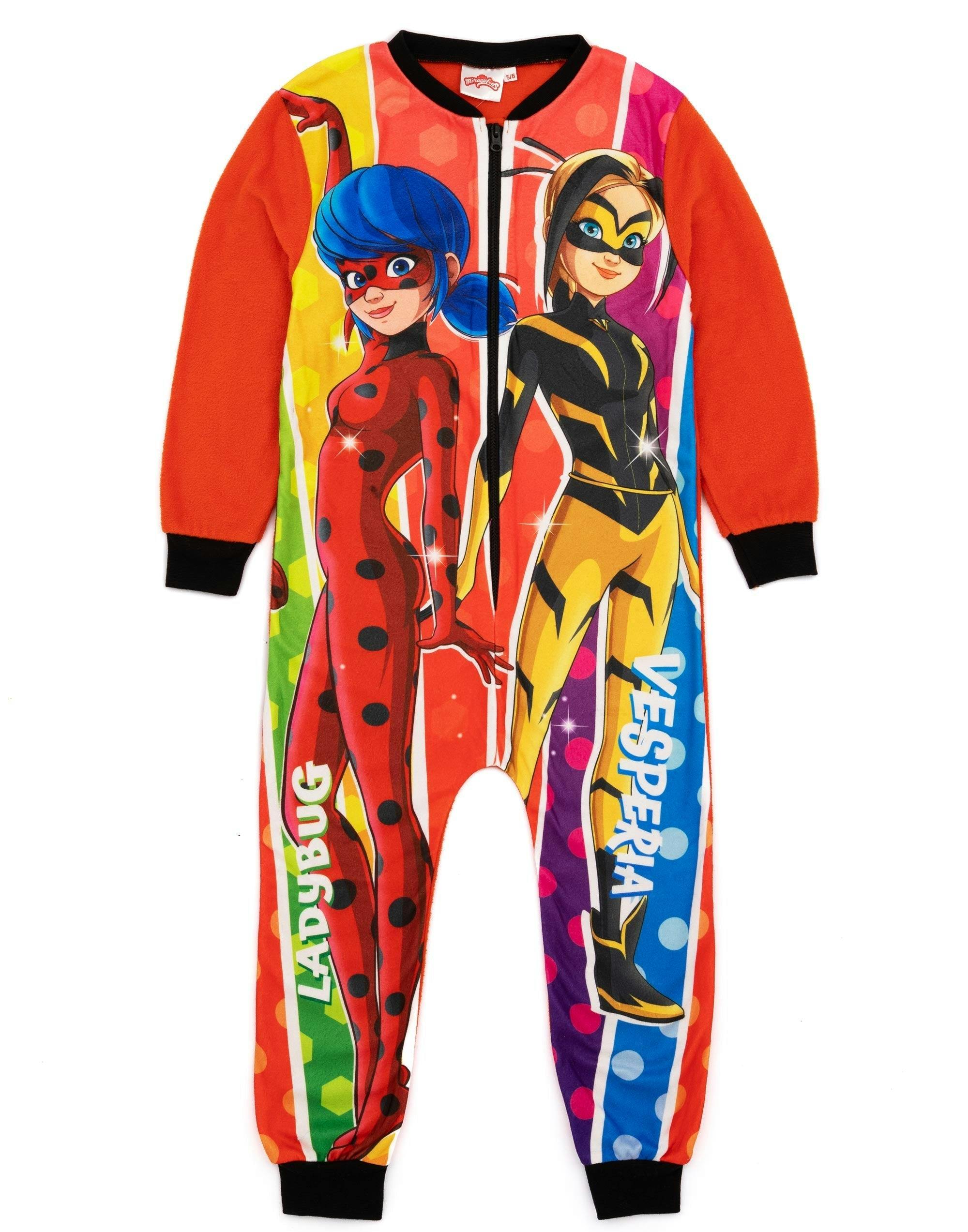 Vanilla Underground Girls Red Miraculous Onesie - 5-6 Years