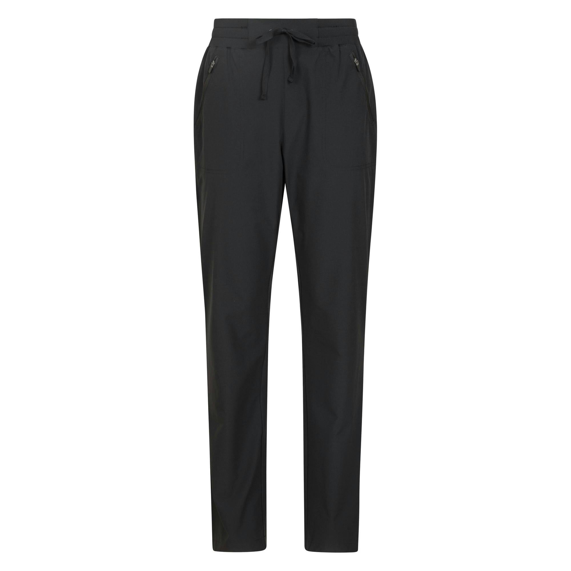 Mountain Warehouse Women's Black Explore Hiking Trousers - 8 Uk - 60% Polyester/20% Polyamide/20% Elastane