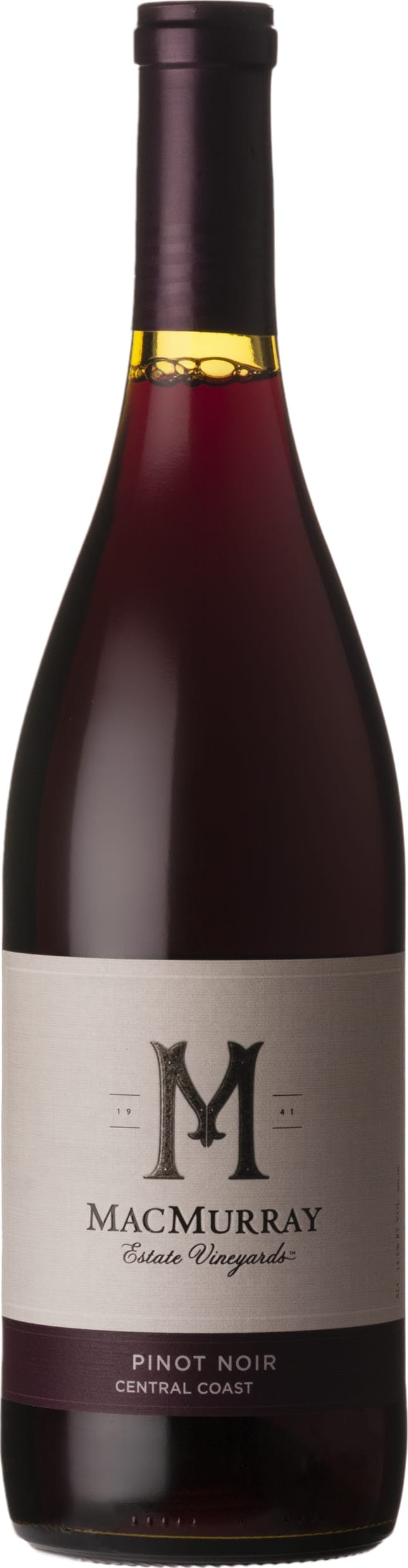 Various Wine Red Macmurray Estate Vineyards Central Coast Pinot Noir 2022 75Cl - Pack Of 6