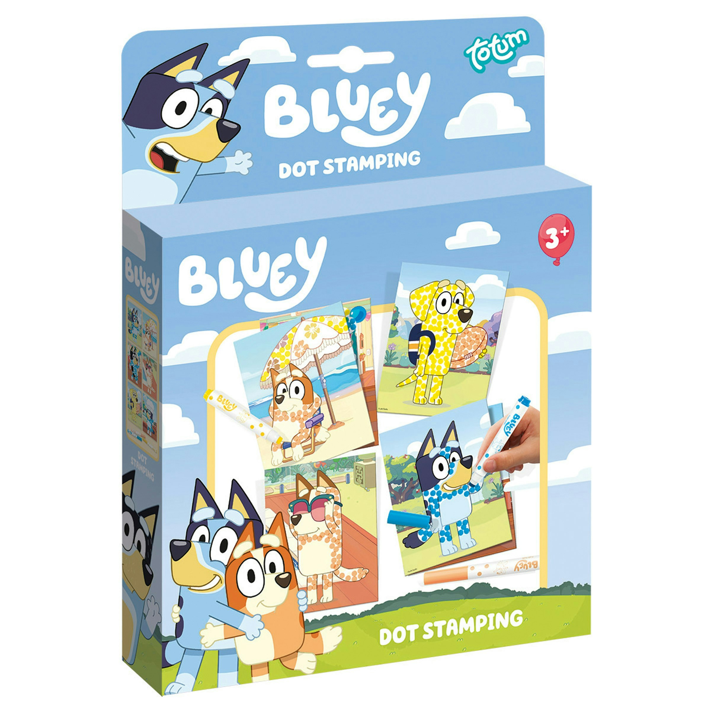 Totum Bluey Dot Stamping