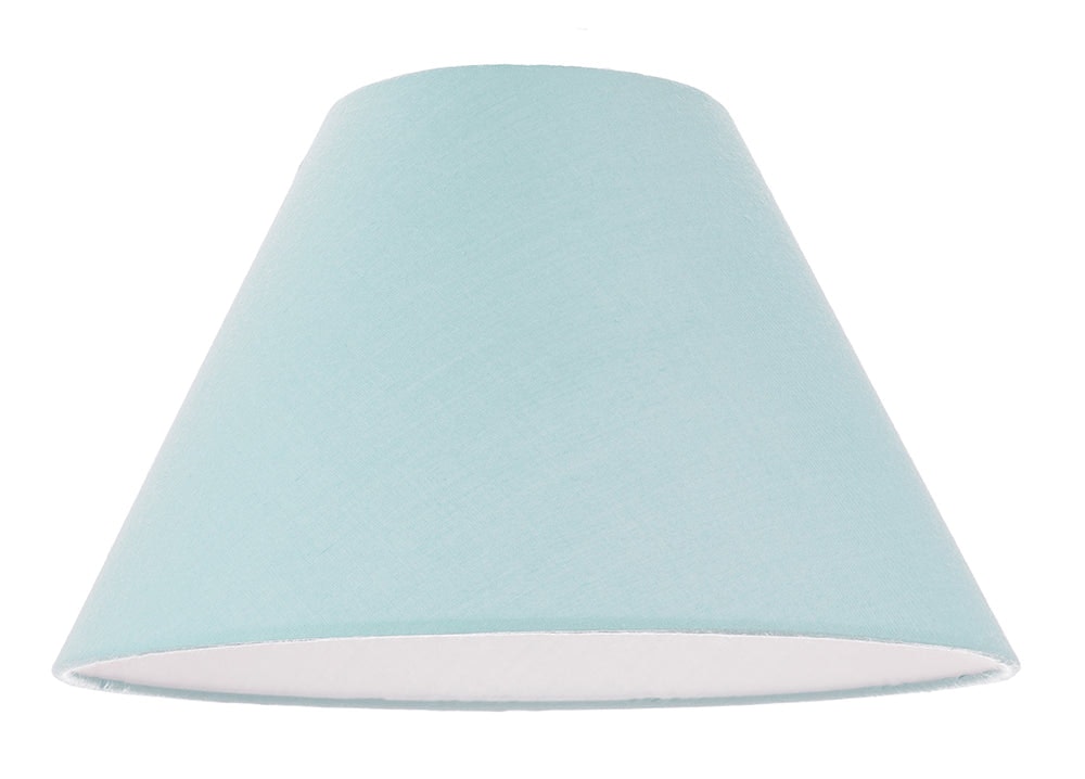 Rackhams White/Light Traditional 12" Duck Egg Coolie Lampshade Suitable For Table Lamp Or Pendant