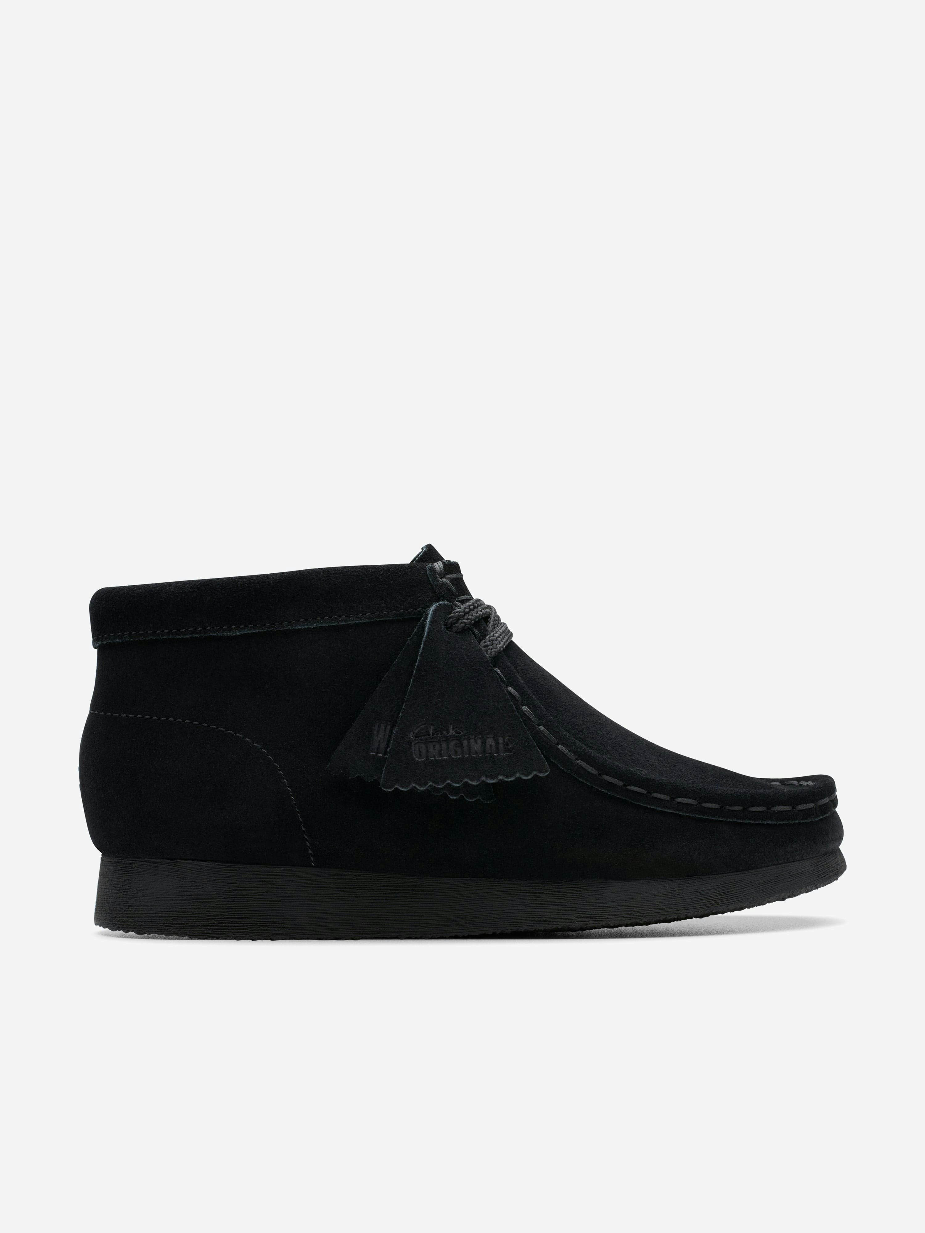 Clarks Black Kids Suede Wallabee Boots In - Eu 39.5 - Uk 6.5