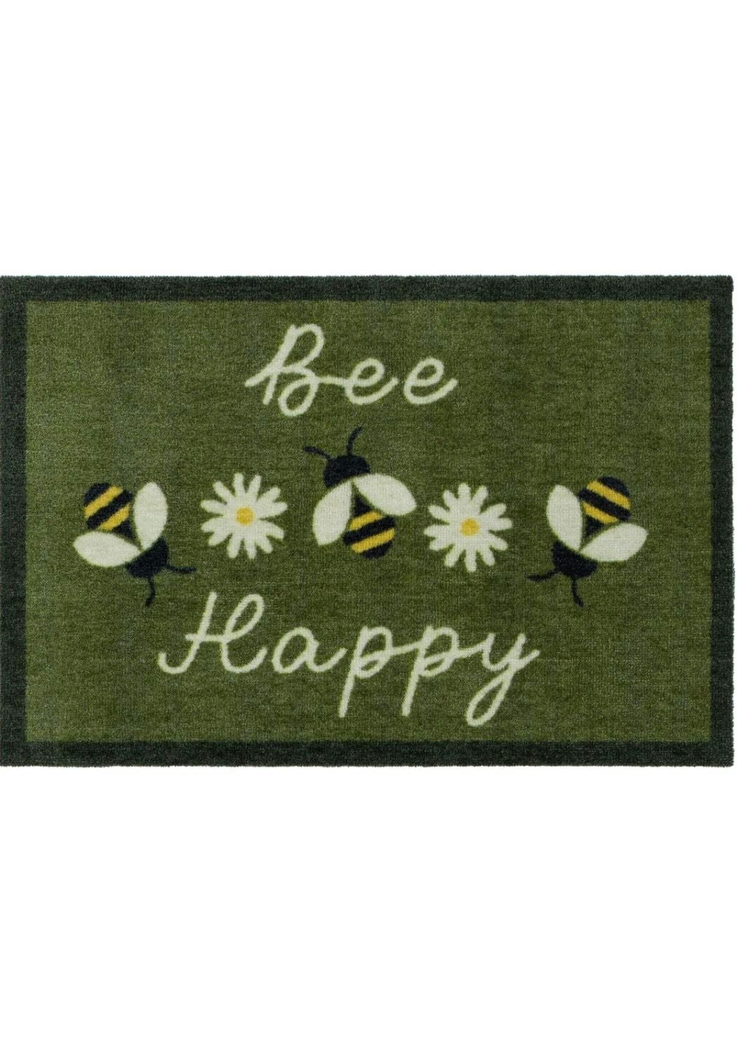 Rackhams Washable Bee Indoor Mat - 50X75 Cm