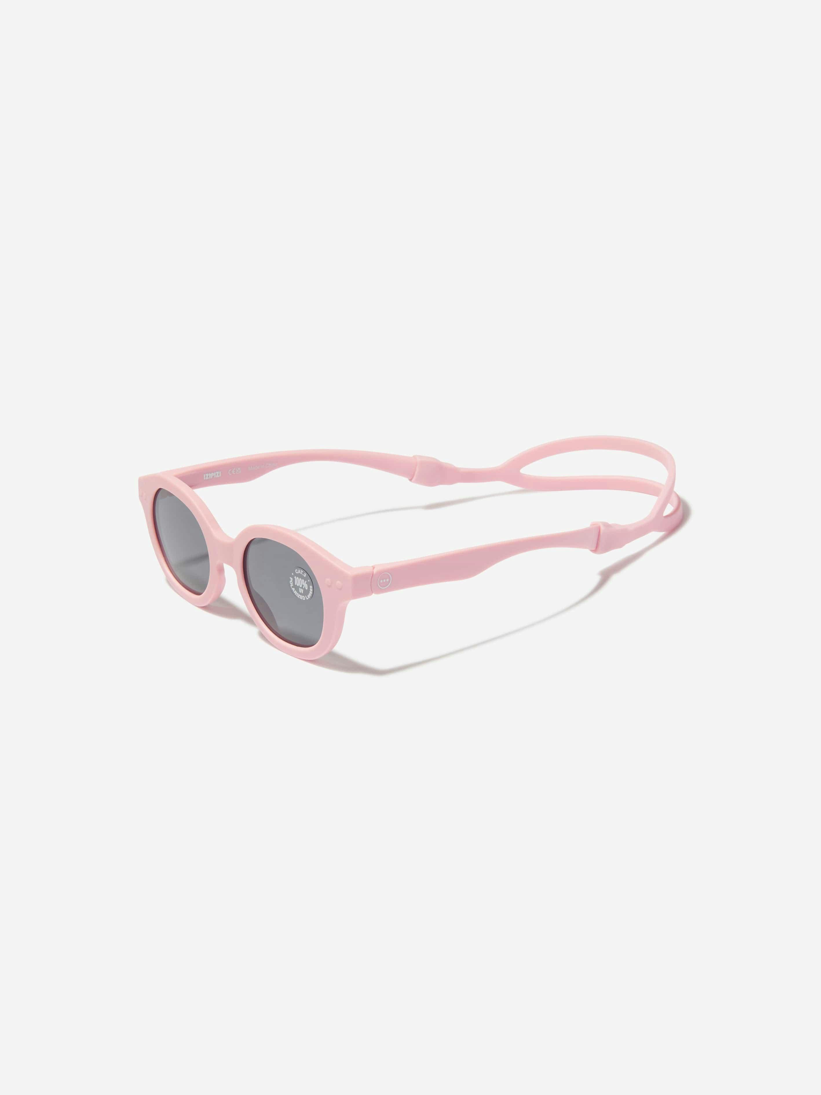 Izipizi Girls Pink Retro Mini Sunglasses In - 3 - 5 Yrs