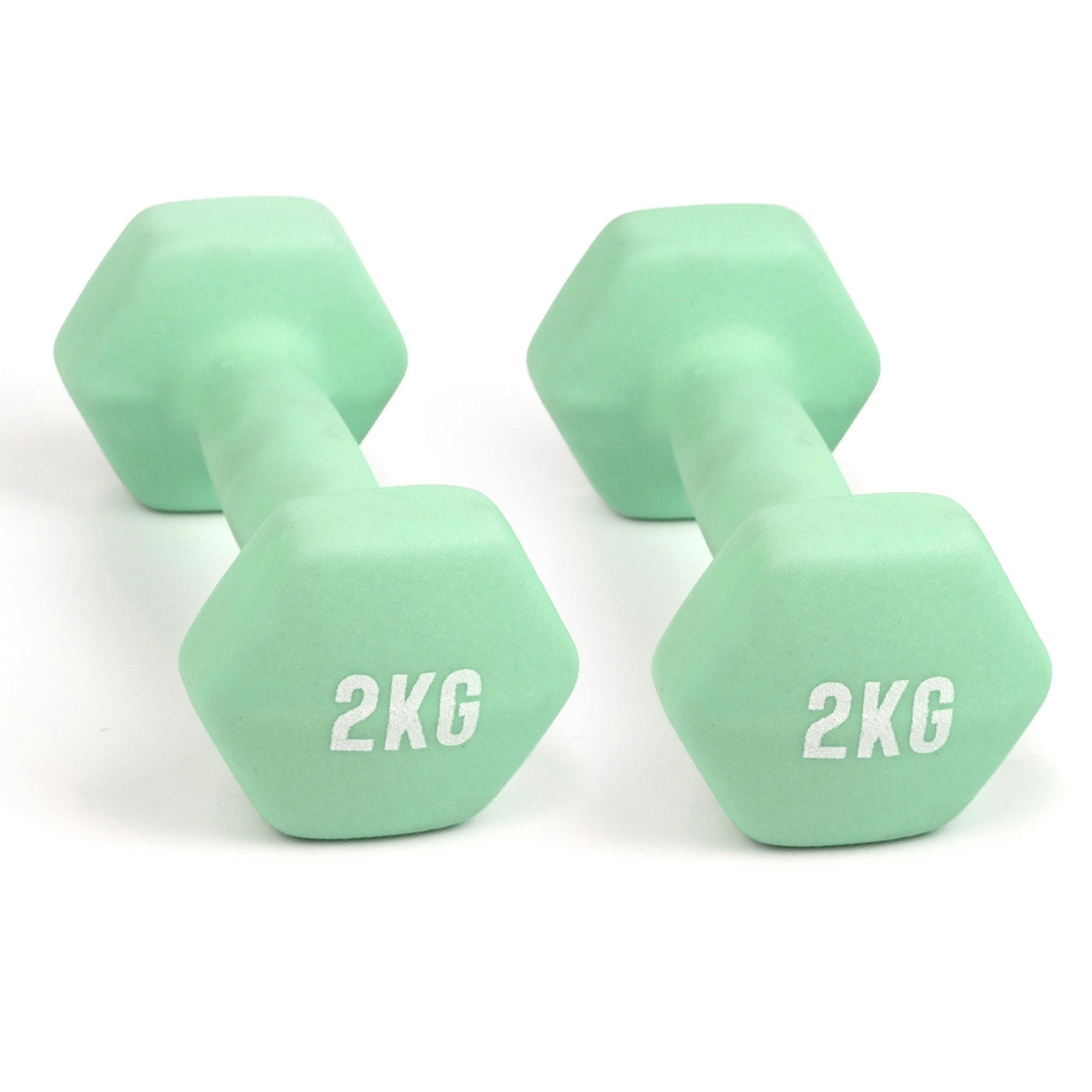 Myga Hex Dumbbell Pairs: 1Kg To 10Kg - 2Kg