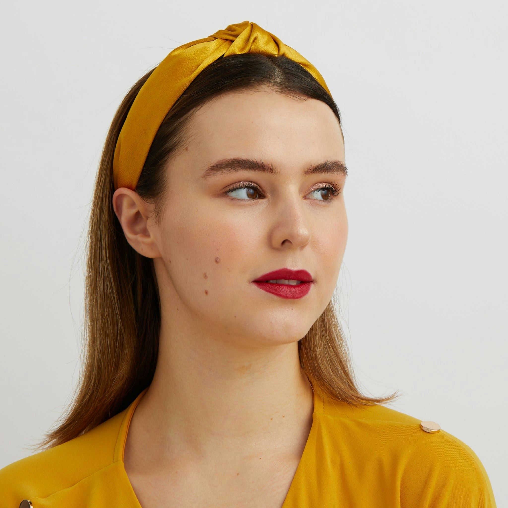 Queenmee Accessories Gold Knot Headband