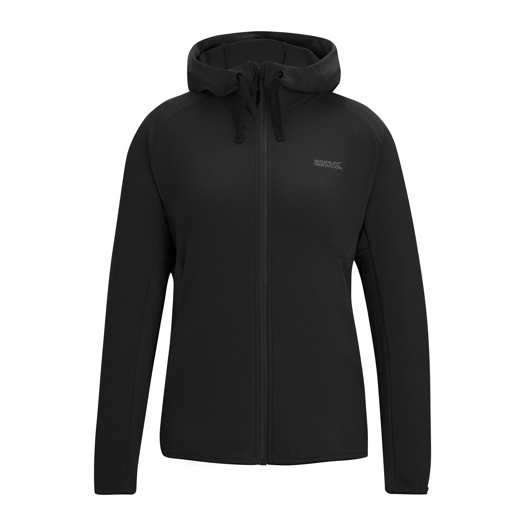 Regatta Women's Black Nayna Fleece Jacket - 14 Uk - 100% Mixed