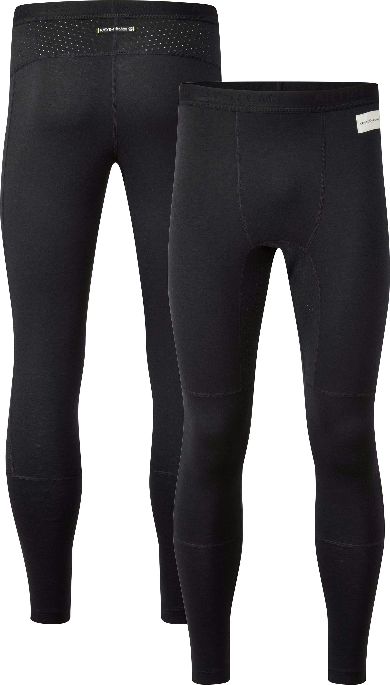 Artilect Men's Black Flatiron 185 Leggings {Art-2211132} - Small
