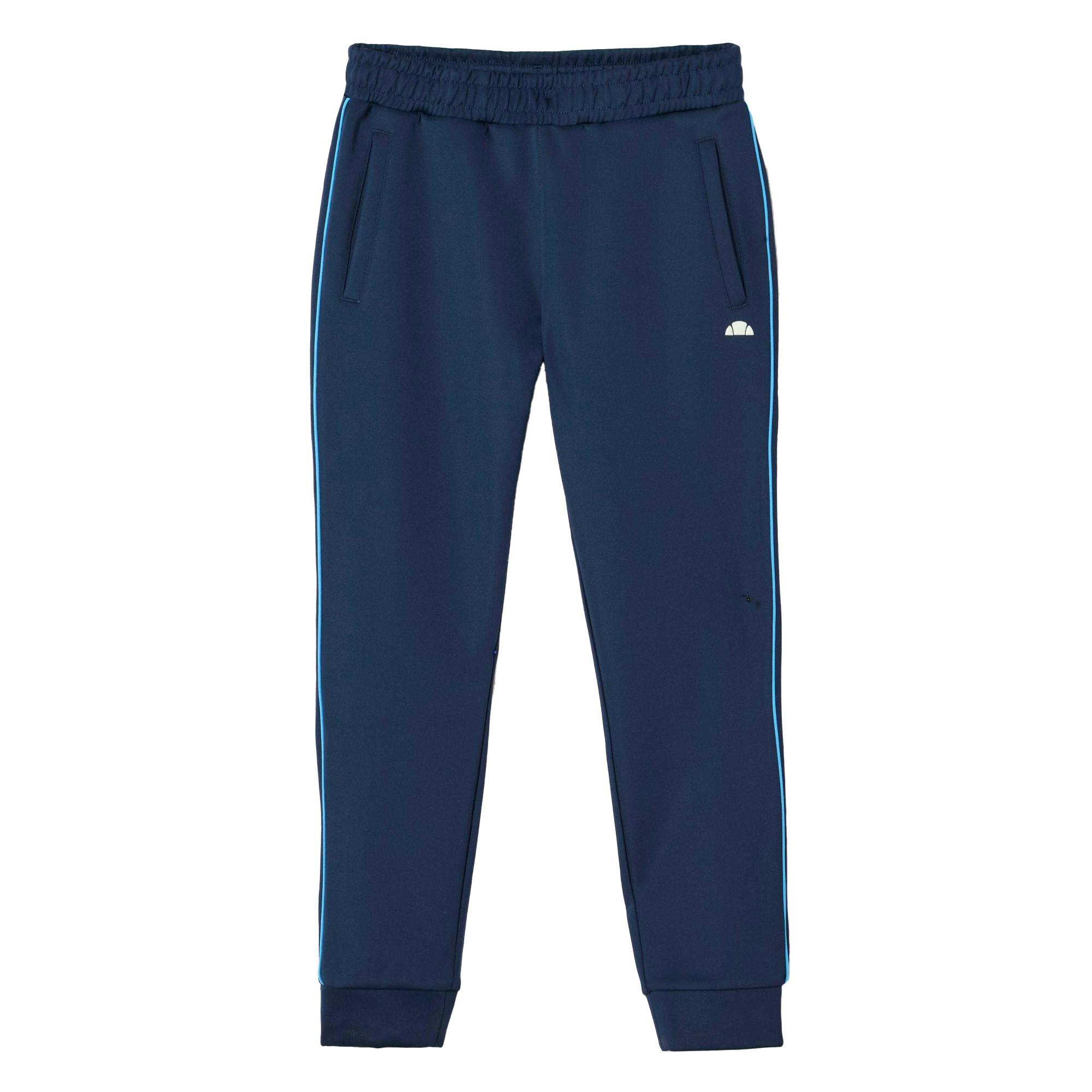 Ellesse Boys Bellax Jogging Bottoms - Navy - 8-9 Years - Navy - 92% Cotton/8% Elastane