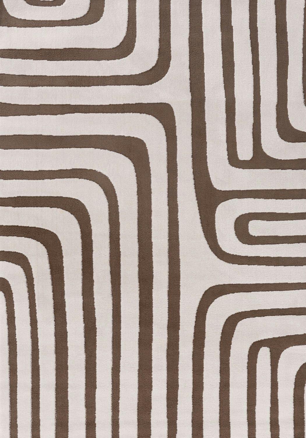 The Rugs Brown Loft Geometric Rug - 200X290 Cm
