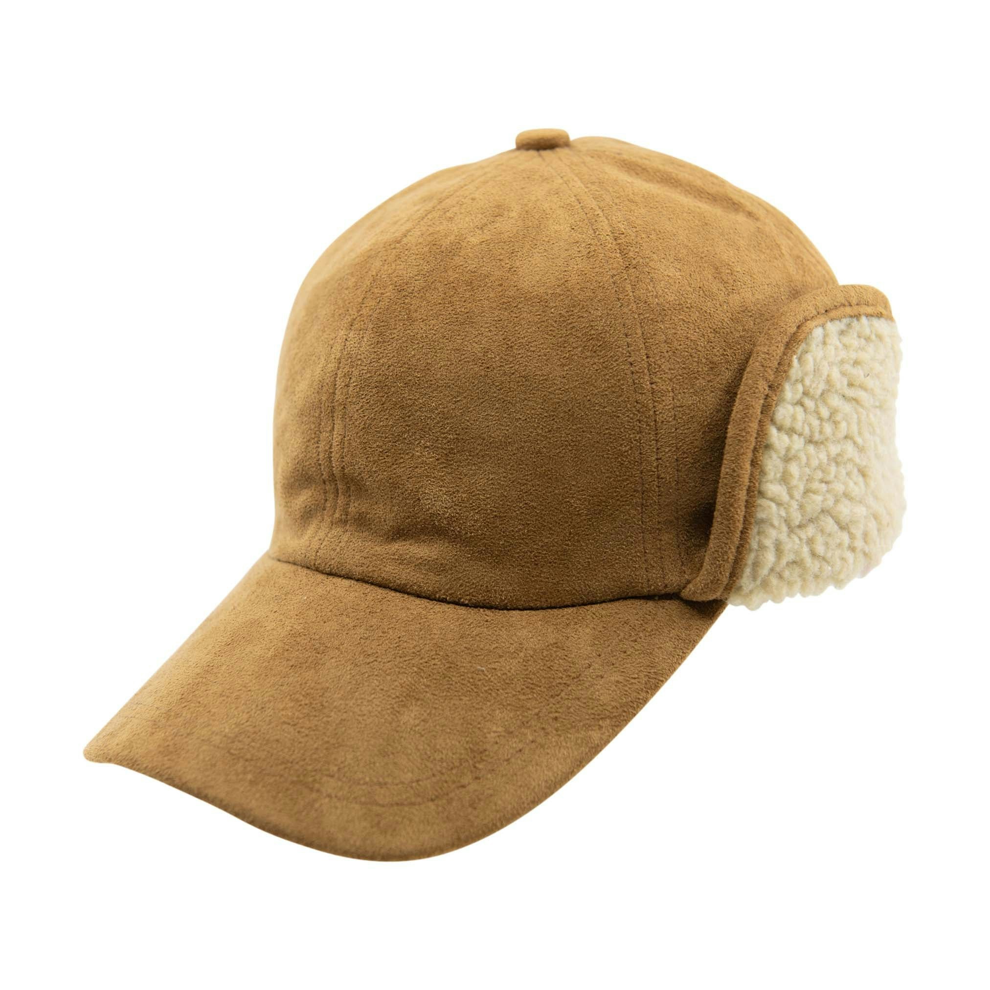 Heritage Traditions Heritage Borg Trapper Hat - M/L - Tan Faux Suede
