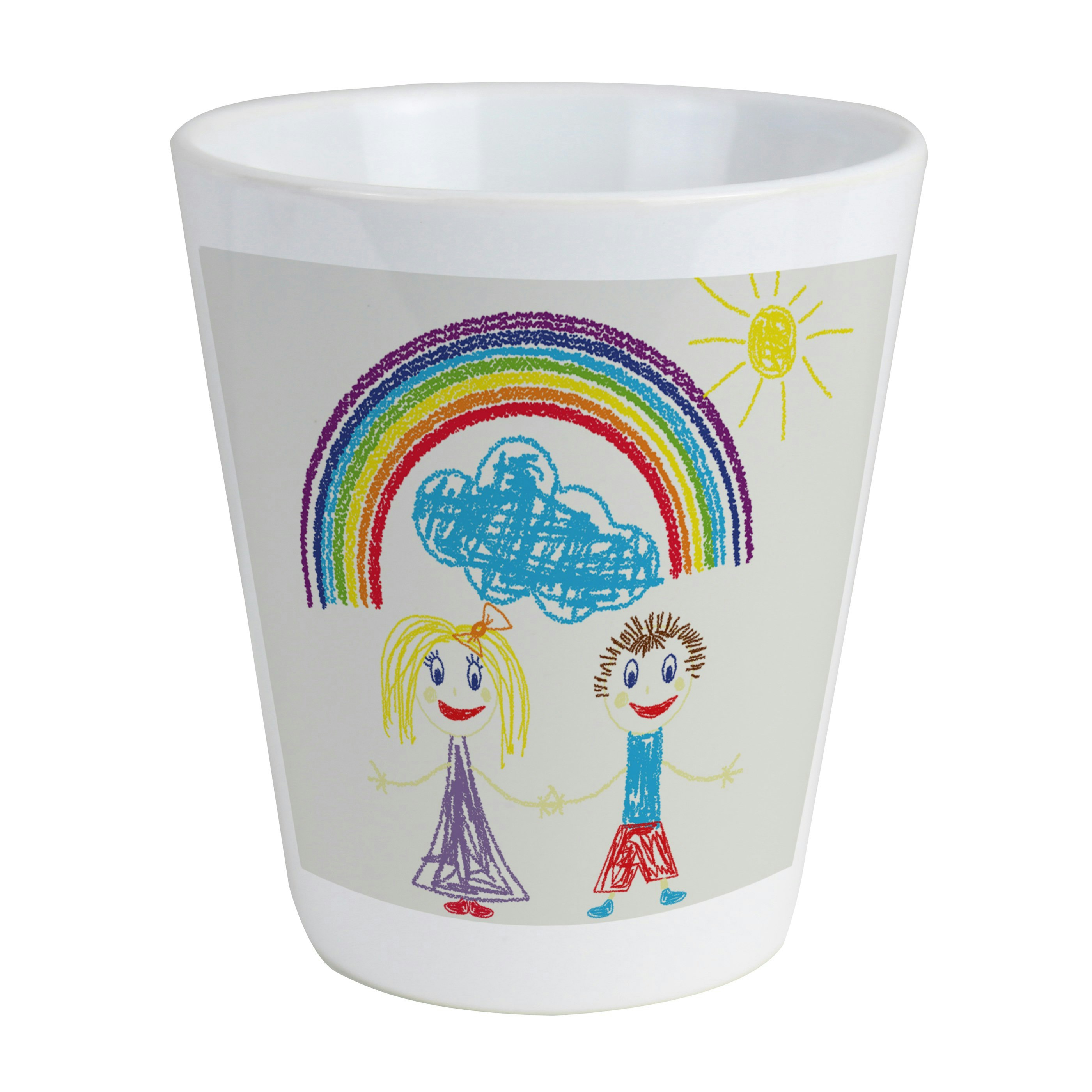 Rackhams Personalised Childrens Drawing Photo Upload Plant Pot