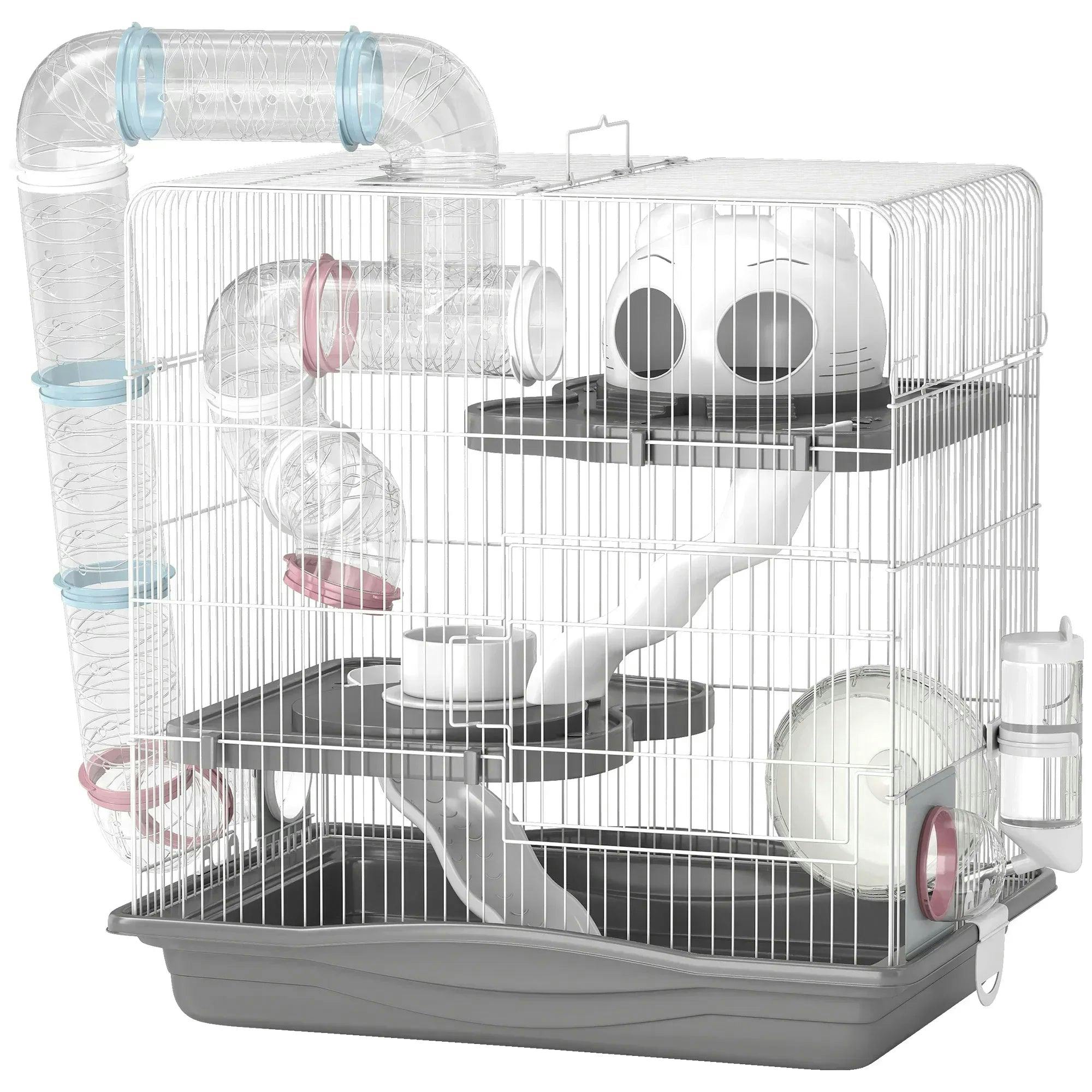 B&Q - 3-Tier Hamster CageGerbil Cage For Dwarf Hamsters45 X 30 X 45 Cm - Image 4