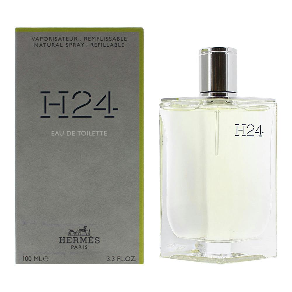 Hermes Men's Green Hermès H24 Eau De Toilette 100Ml Refillable