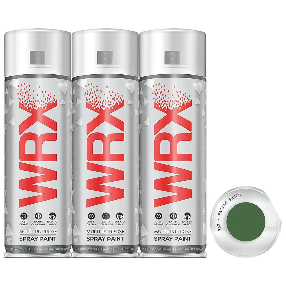 Wrx Green 3X Flat Racing Spray Paint 400Ml - Image 4