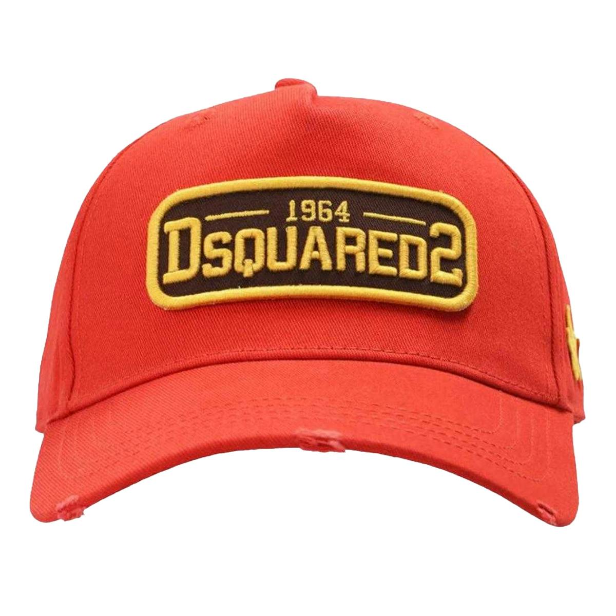 Dsquared2 Red 1964 Baseball Cap - One Size - 100% Cotton