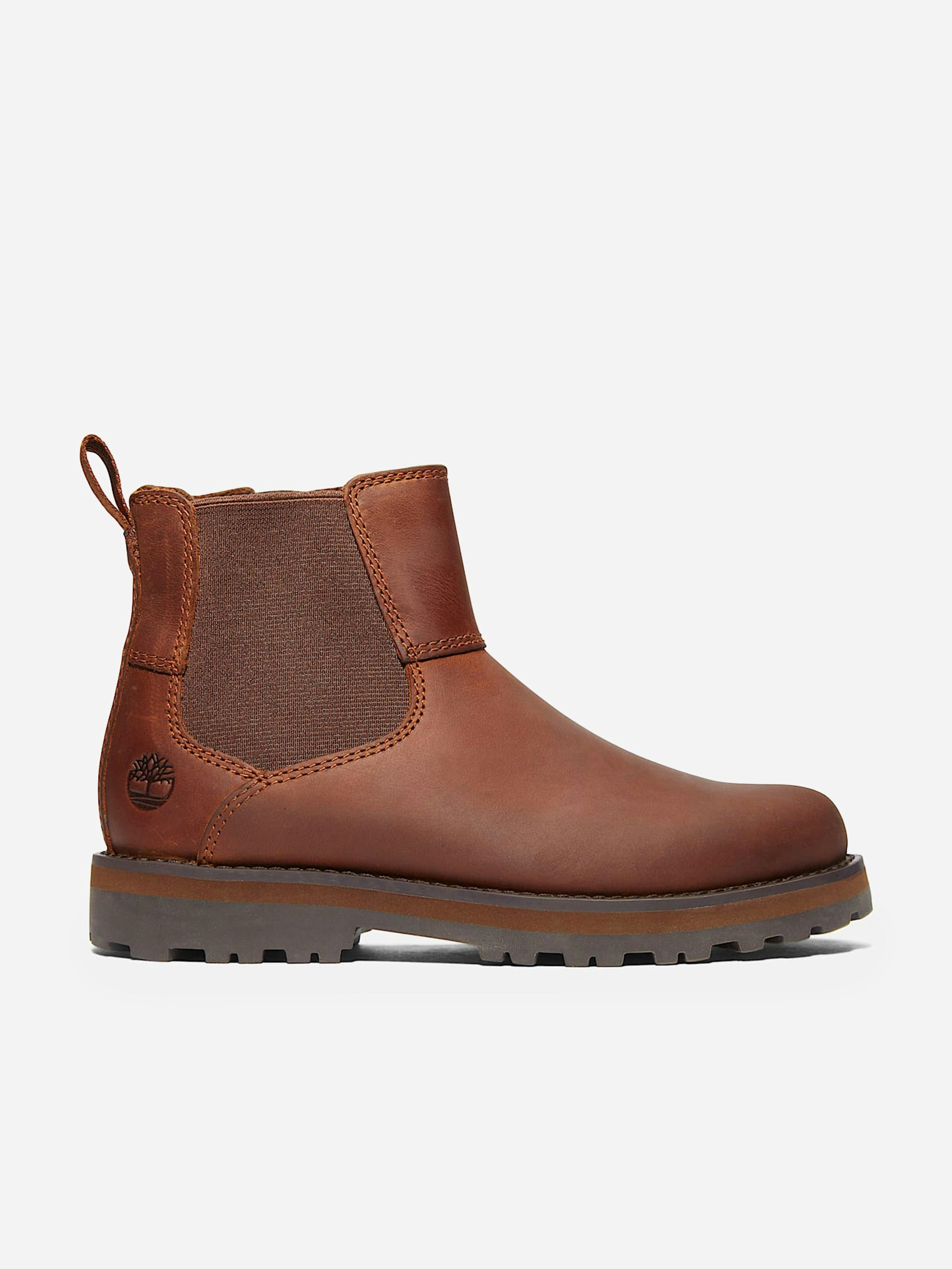 Timberland Boys Brown Kids Courma Mid Chelsea Boots In - Eu 33 Uk 1 Us 1.5