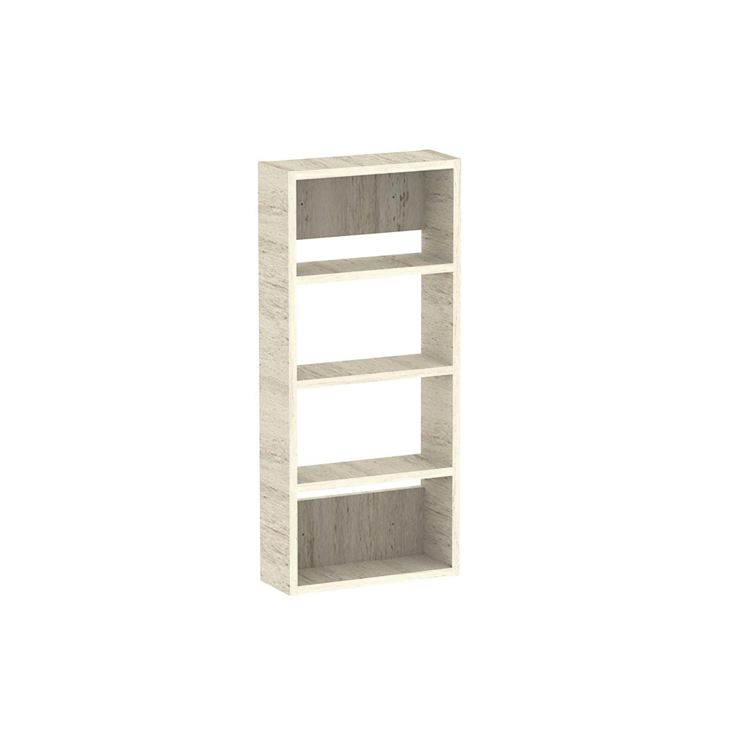 Decortie Light Rafina 4 Tier Wall Mounted Shelf Unit - Travertine