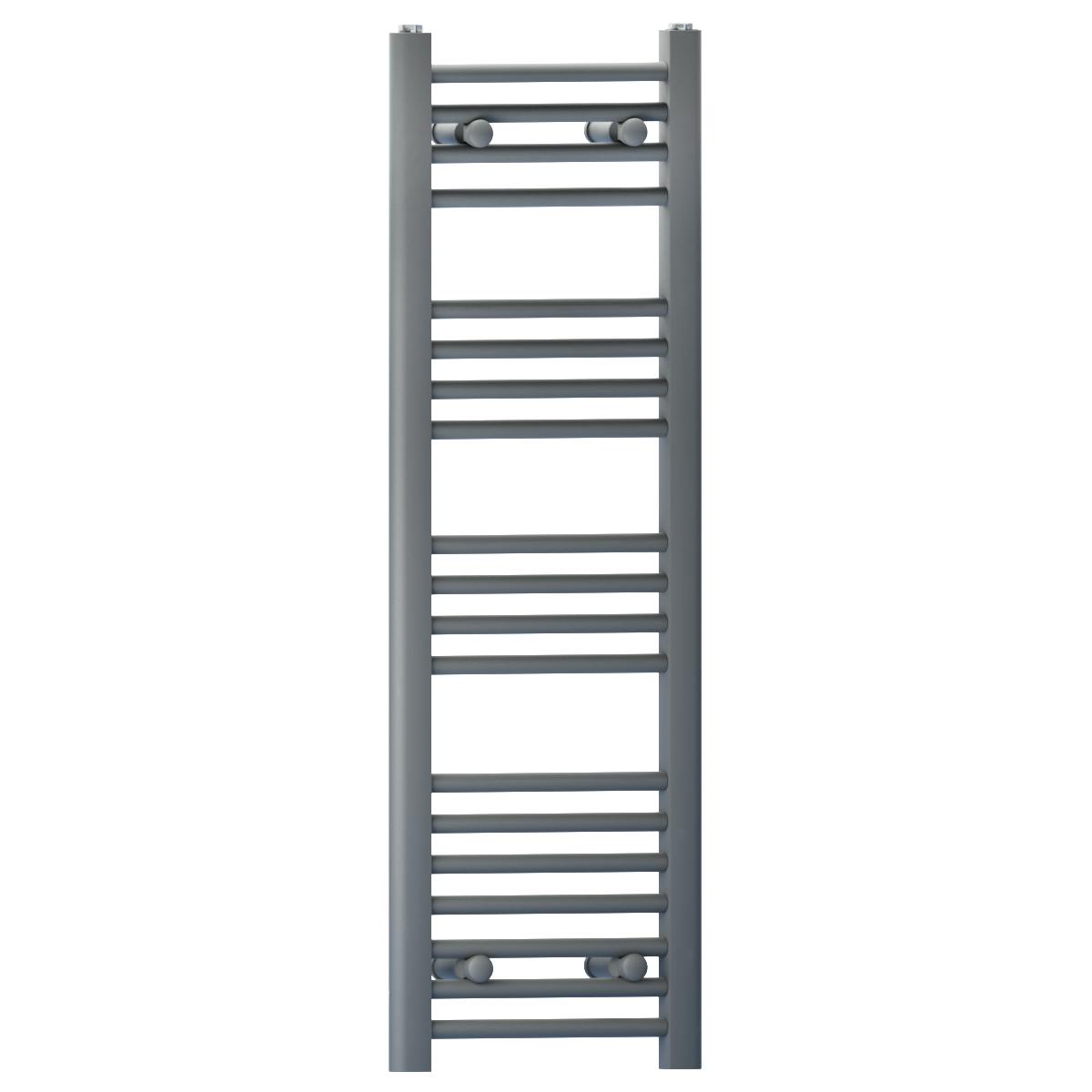 Myhomeware Anthracite/Grey 400Mm X 1000Mm Heated Bathroom Towel Rail Radiator For Central Heating Elegant Designer In Uk