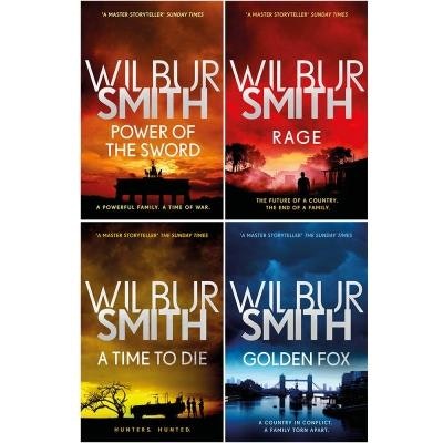 Zaffre Golden Wilbur Smith Courtney Series 4 Book Set - Book 5 To 8 - Power Of The Sword Rage A Time..