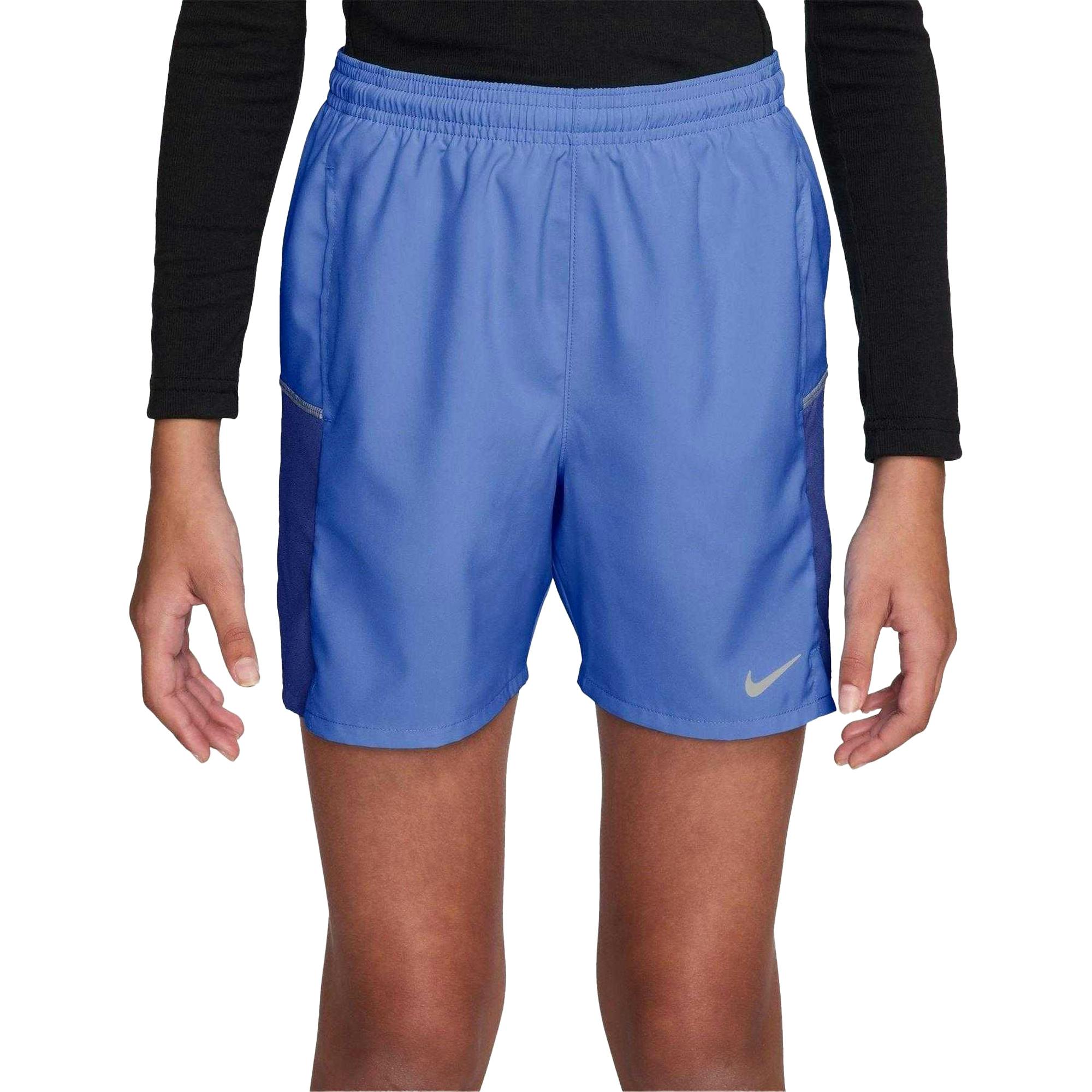 Nike Women's Blue Miler Running Shorts - Royal - M - Royal - 100% Mixed