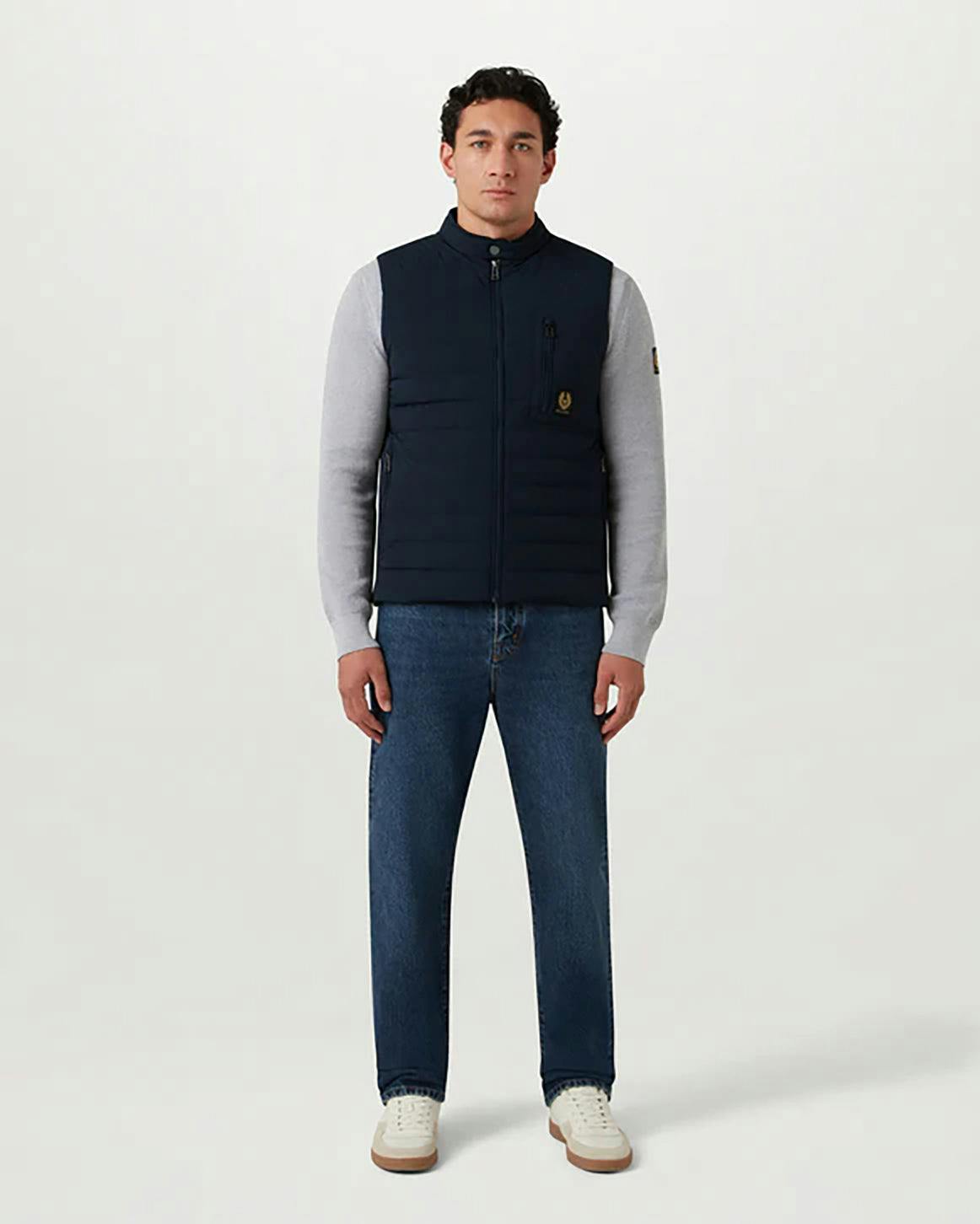 Belstaff Men's Dark Chassis Gilet - Ink - Ink - Xl