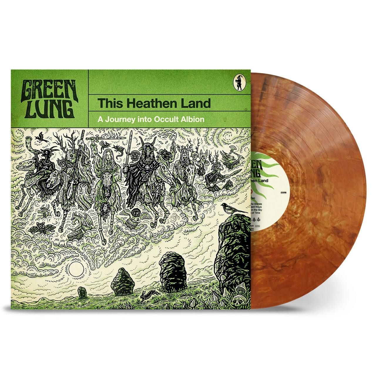 Eyesore Merch Green/Amber Lung 'This Heathen Land' Lp Smoke Vinyl