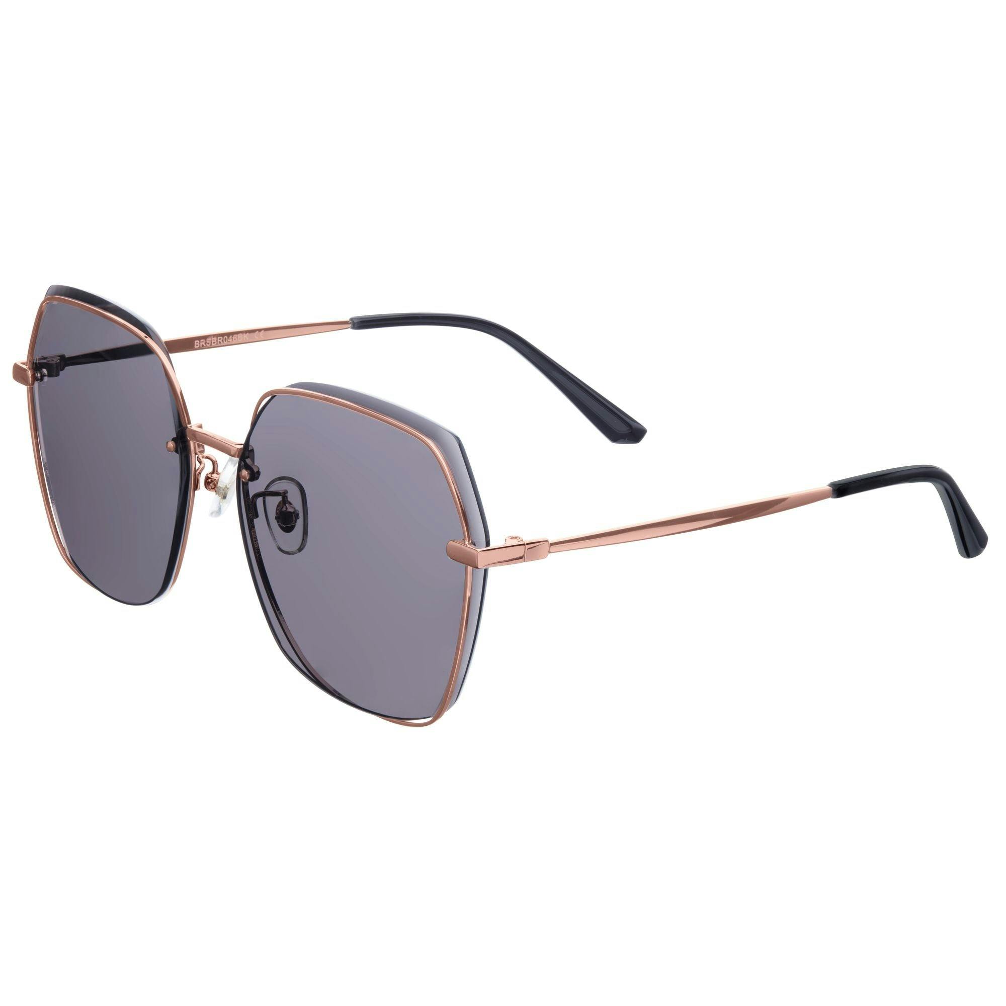 Bertha Gold/Black Renata Sunglasses - Rose