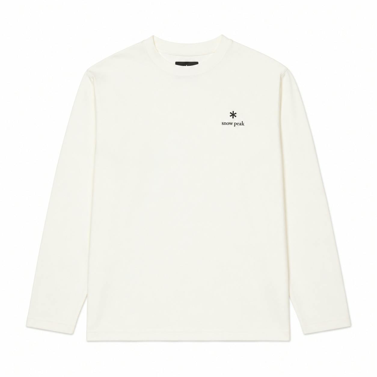 Snow Peak White L/S Logo T-Shirt Off - Xxl