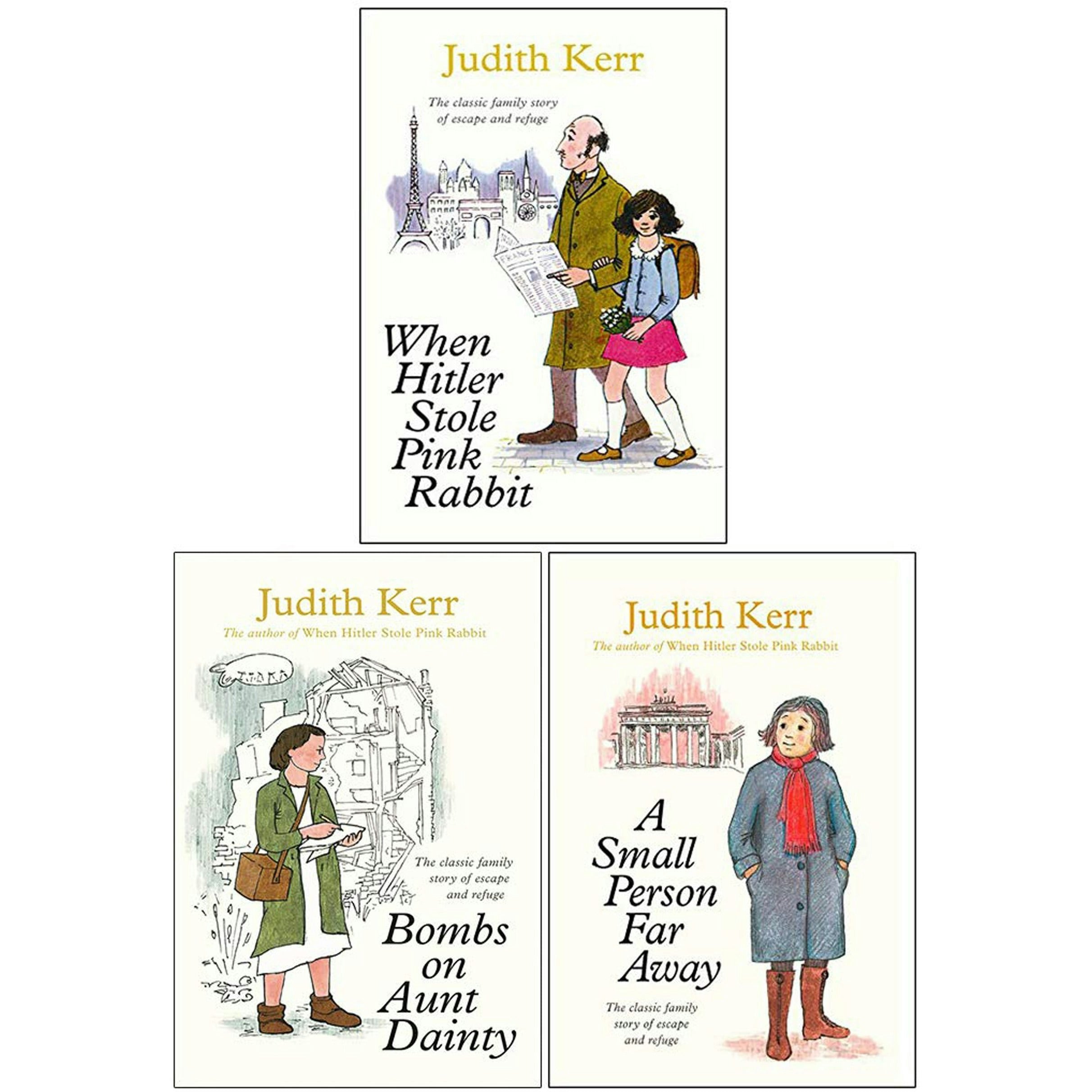 Harpercollins Publishers Pink Out Of The Hitler Time By Judith Kerr 3 Books Set – Ages 9-14 – Paperback - Image 2