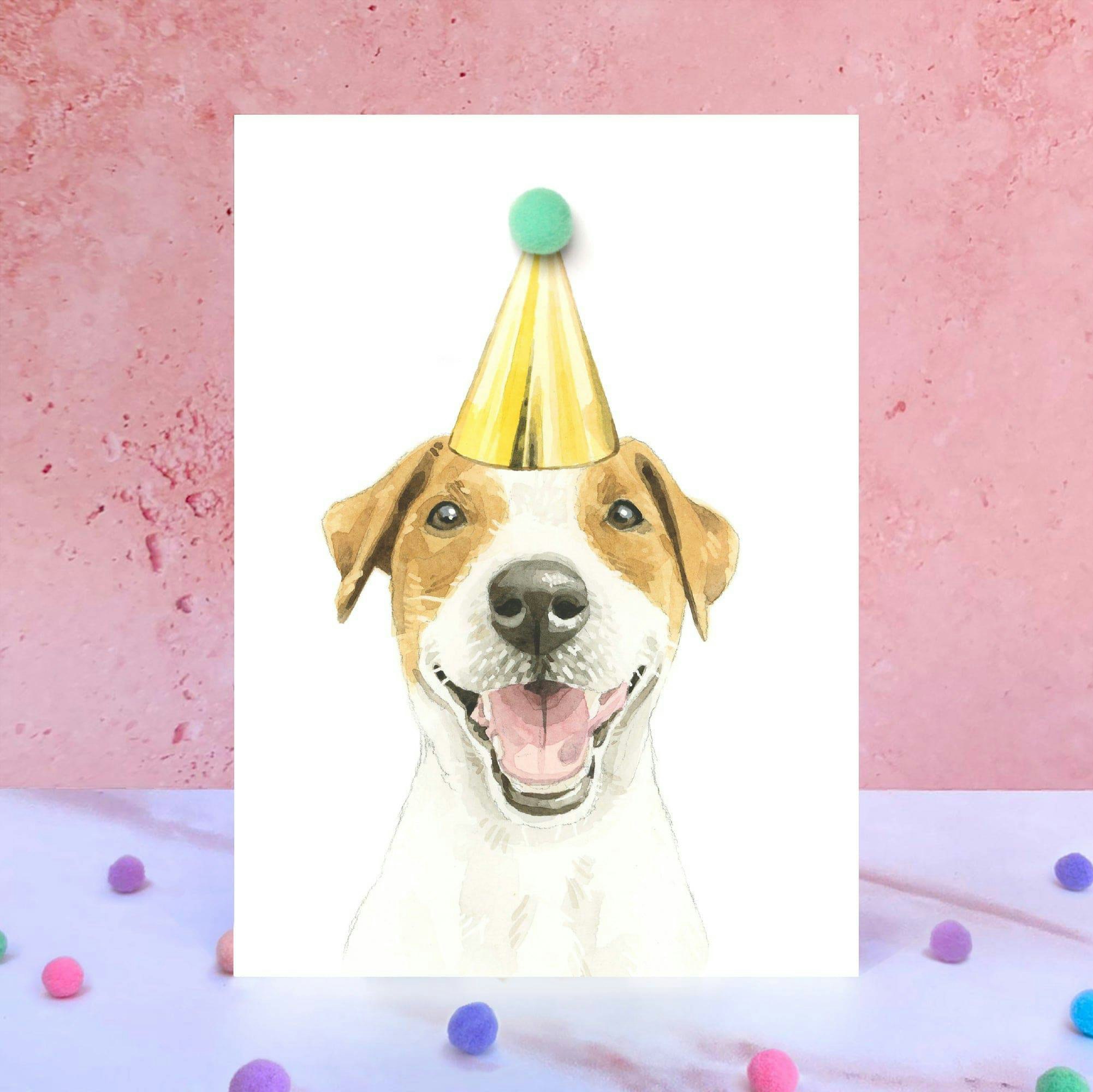 Mylee London Dog Birthday Card - Jack Russell