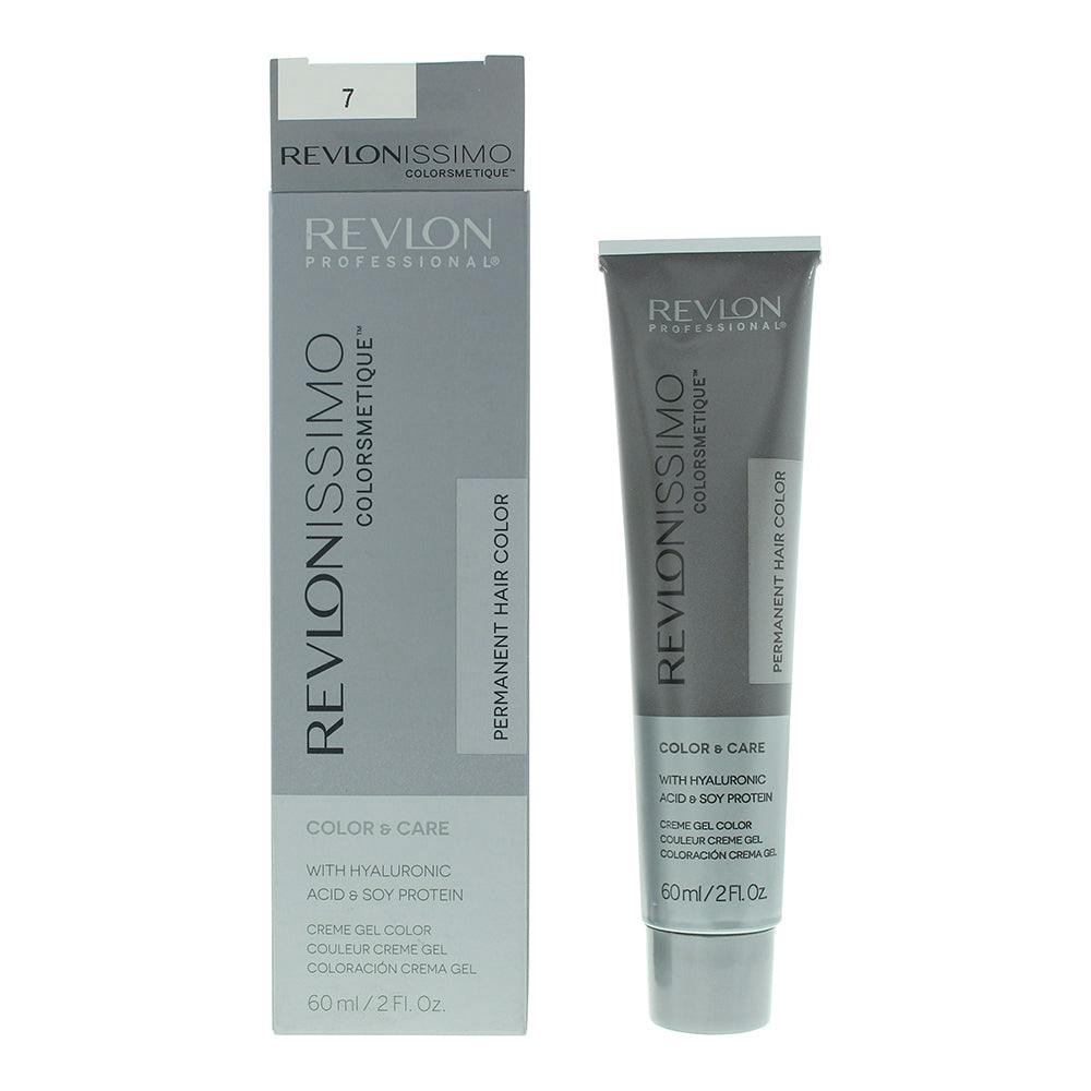 Revlon Revlonissimo Colorsmetique 7 Medium Blonde Hair Colour 60Ml