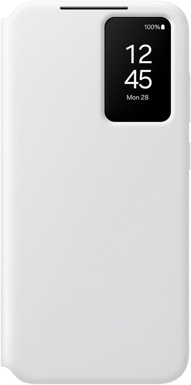 Samsung White Galaxy S24 Fe Smart View Wallet Case Ef-Zs721cwegww