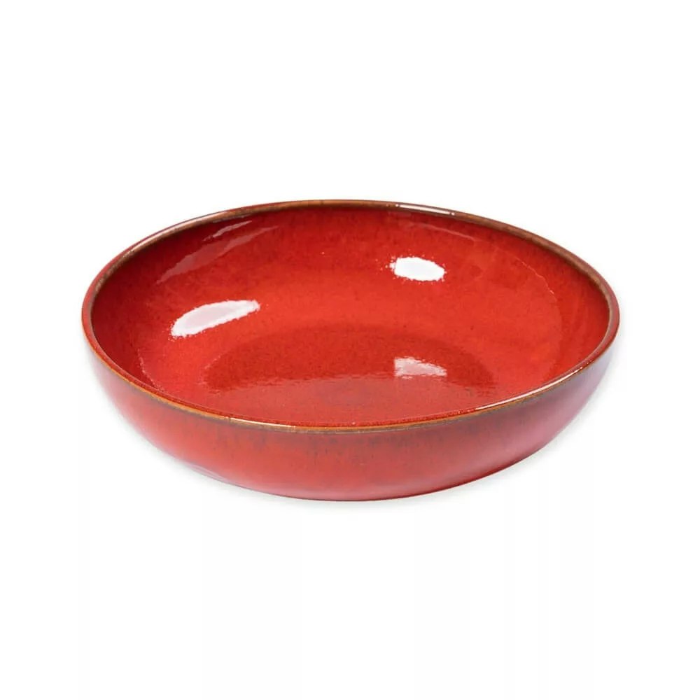 Verano Spanish Ceramics Red Selena - Extra Large Bowl 30Cm