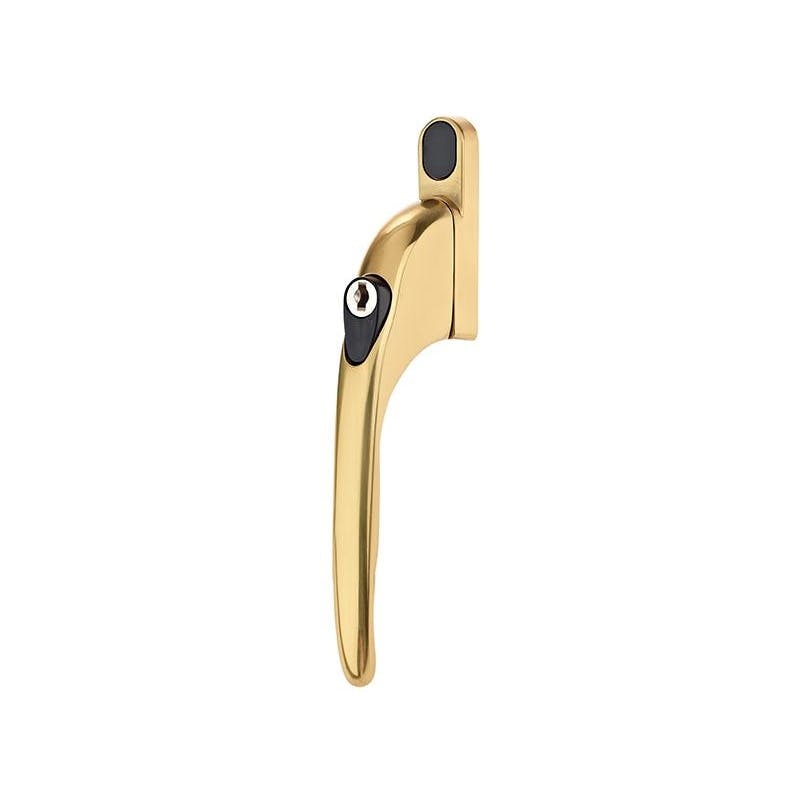 Yale Locks Pvcu Window Handle - Polished Brass - Polished Brass Finish Ywhlck40n-Pb - Polished Brass