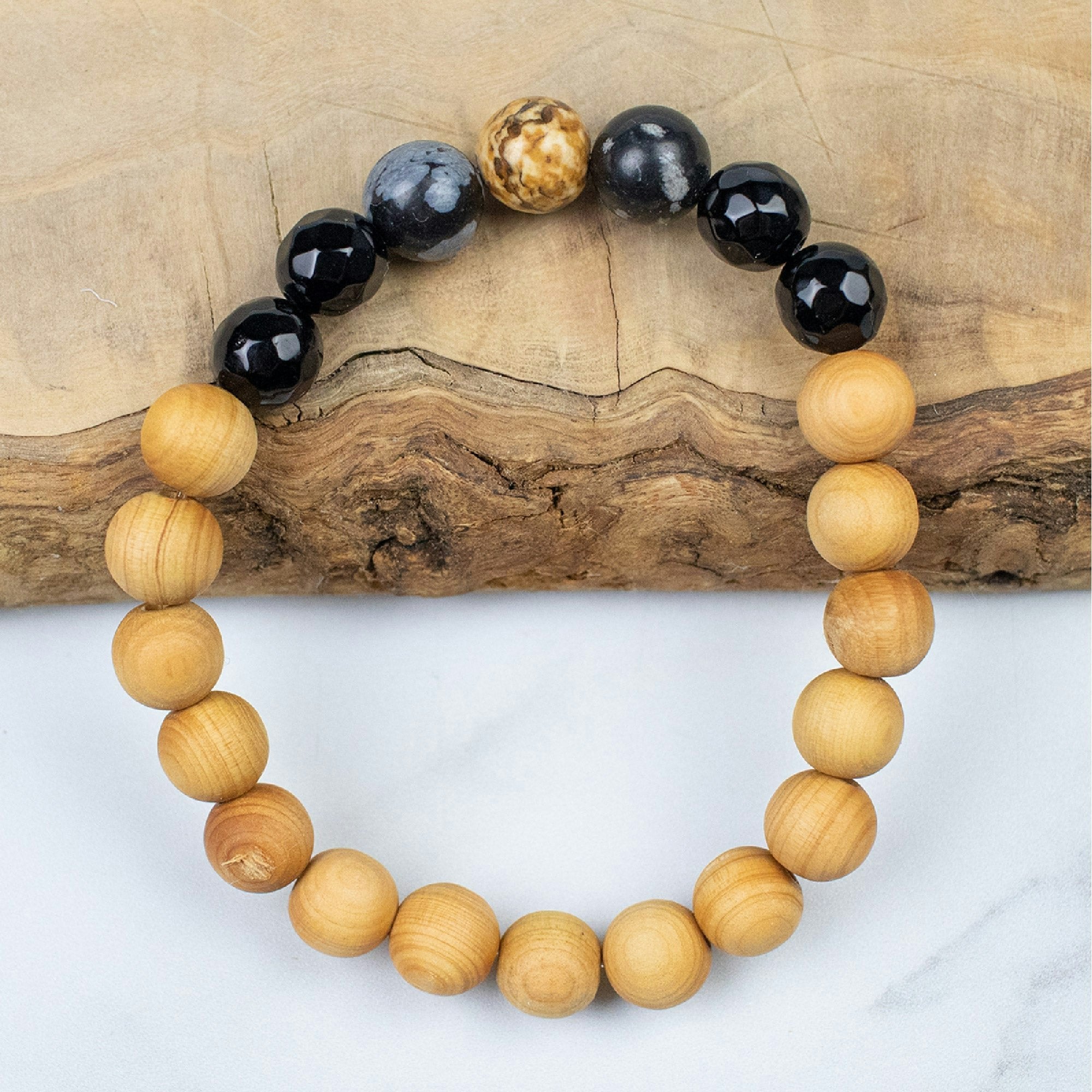 Myga Bead, Stone & Crystal Bracelets Bracelet - Awareness