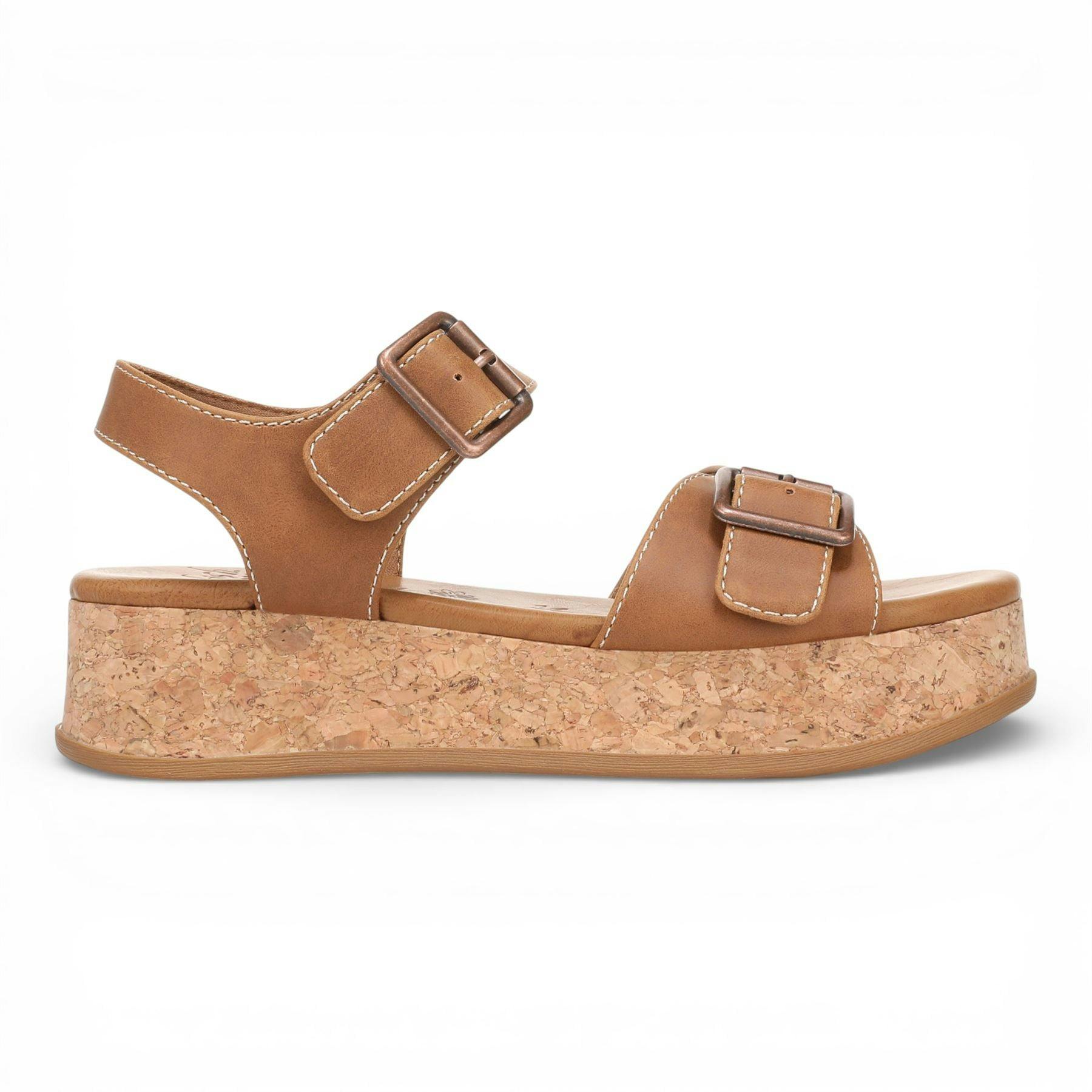 Blowfish Malibu Women's Brown ’S Tan Faux Leather Platform Sandals - Magical - Scotch - Uk 6 | Eu 39 | Us 8.5