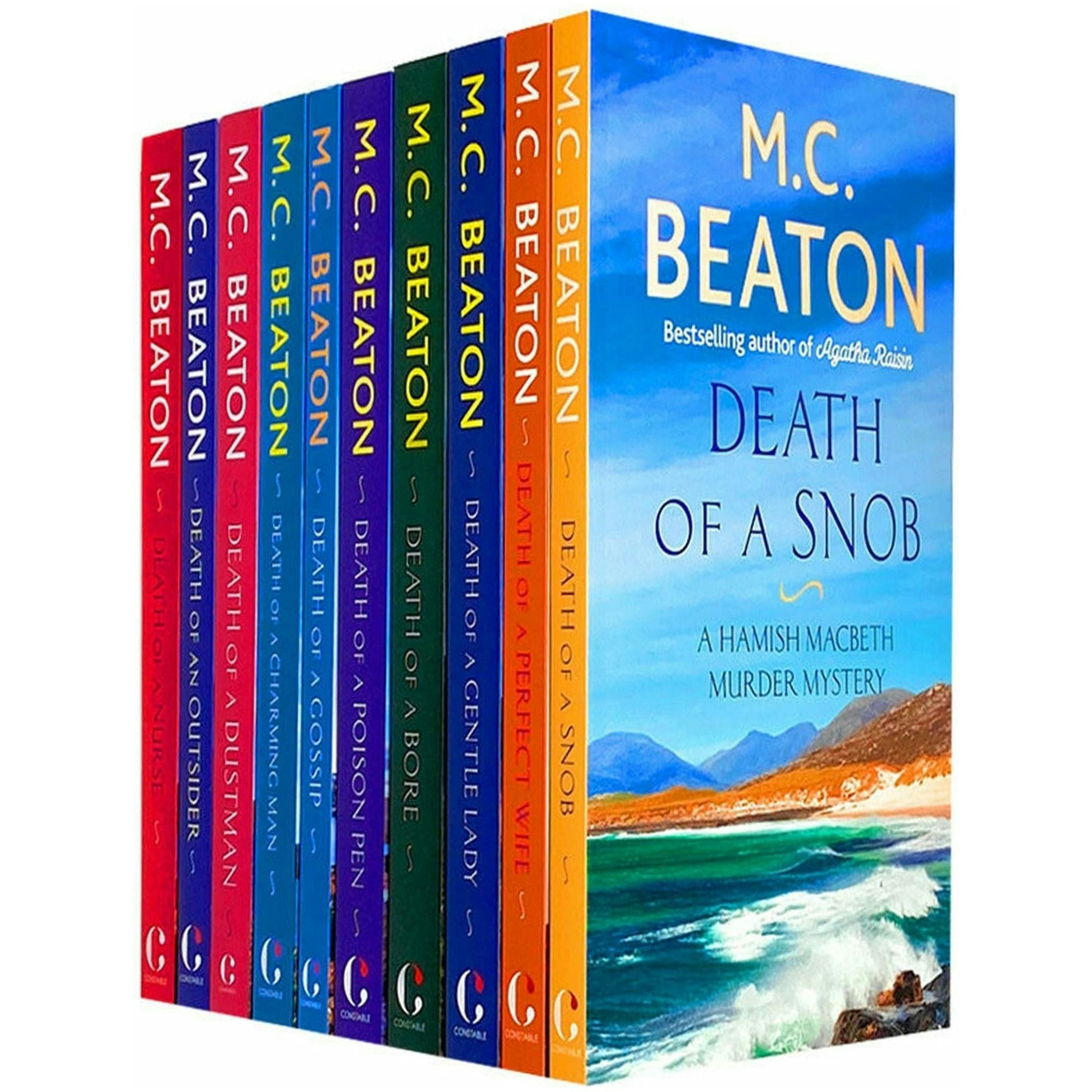 Constable M C Beaton Hamish Macbeth Mystery Series 10 Books Collection Set Poison Pen, Nurse, Gossip