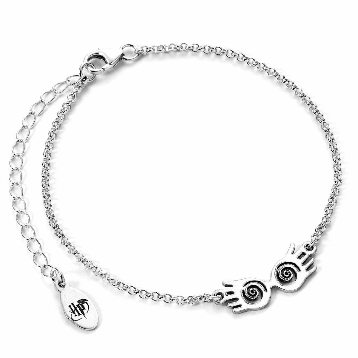 The Carat Shop Silver Harry Potter Sterling Luna Specs Charm Bracelet